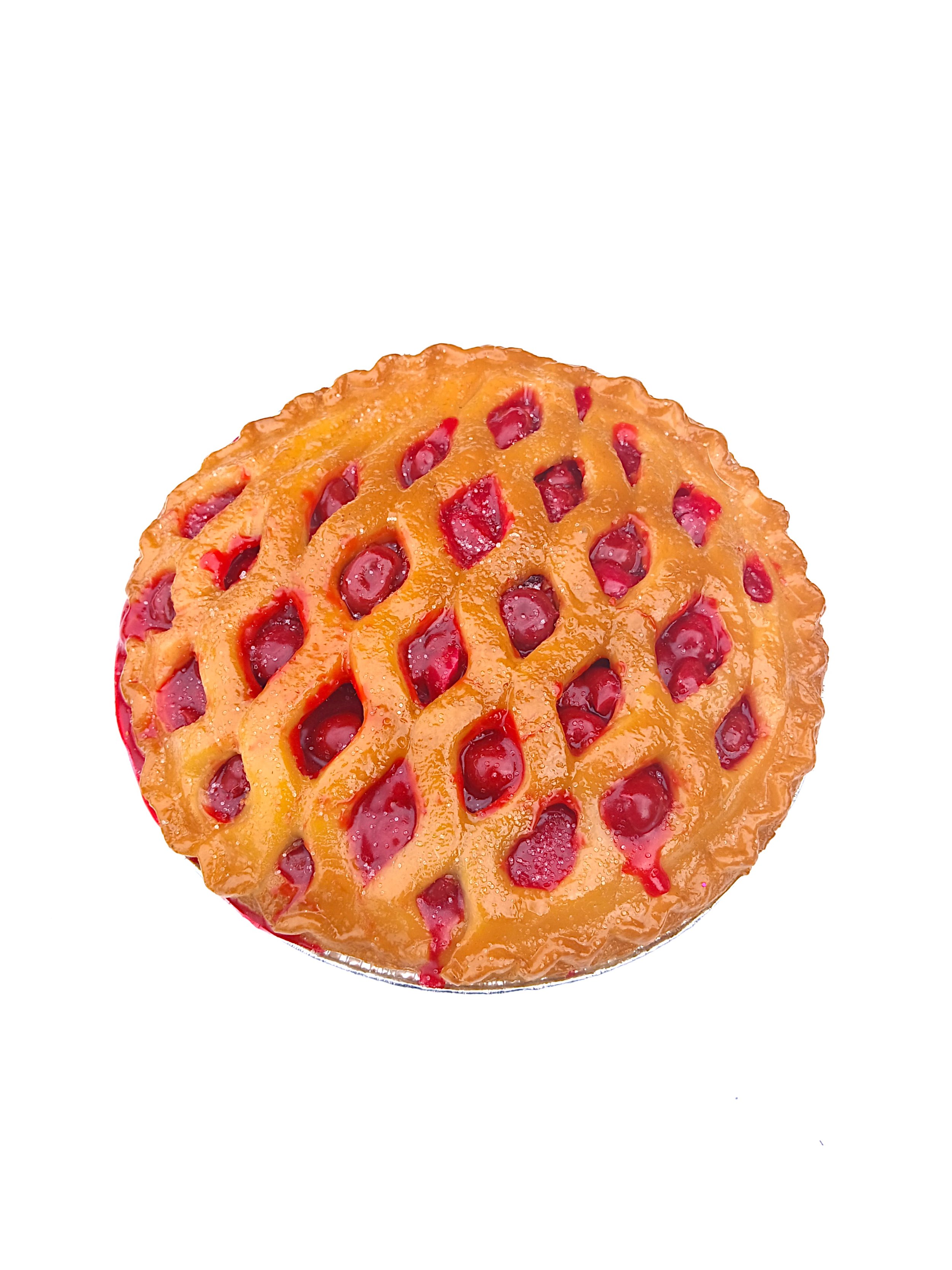 Pie Large Cherry Lattice