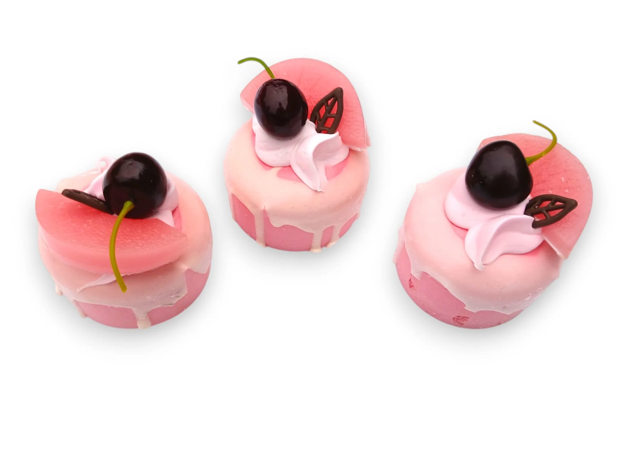 Mini Cake Pink Black Cherry