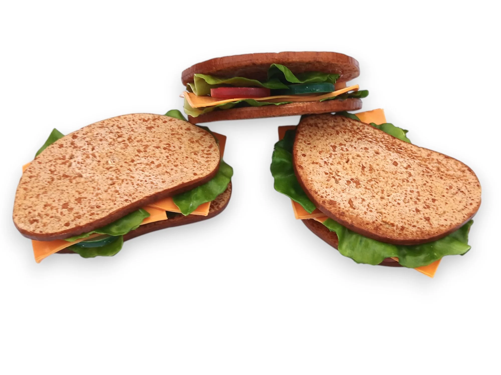 Tomato Lettuce & Cheese on Brown