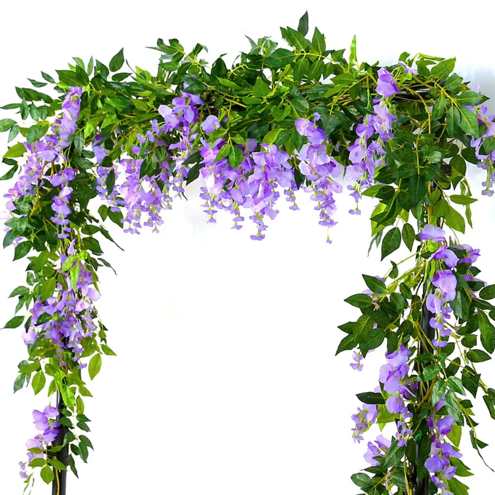 Hanging Wisteria Gate Purple