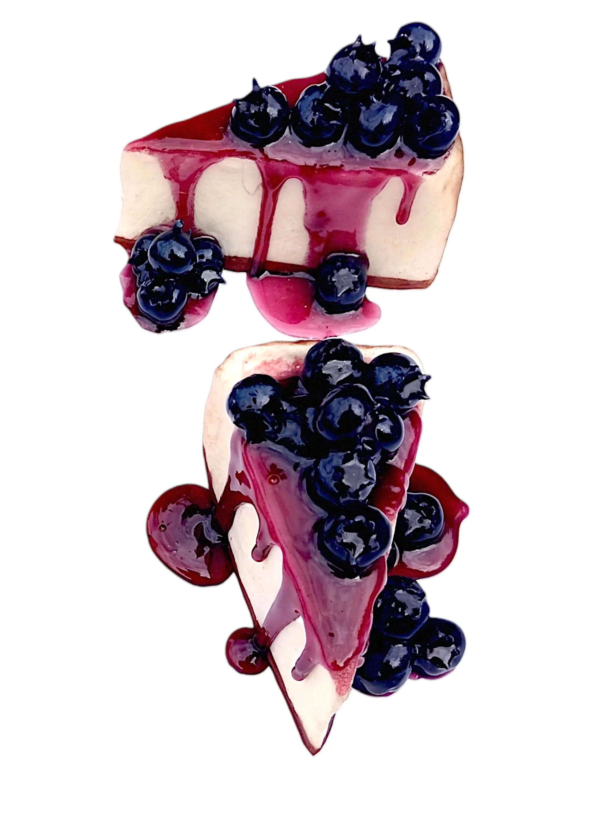 Cheese Cake Blueberry Slice