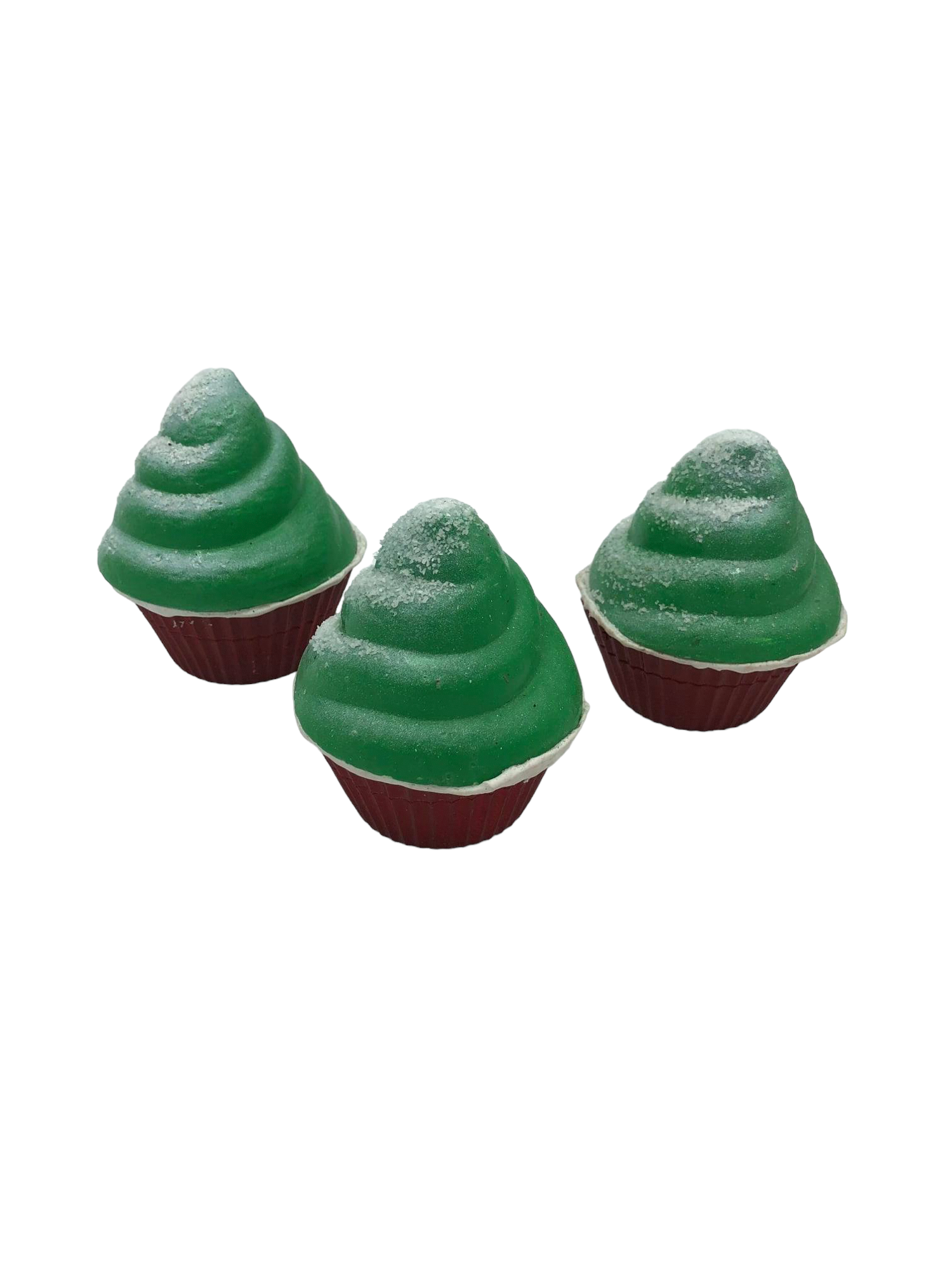Cupcakes Green Frosted
