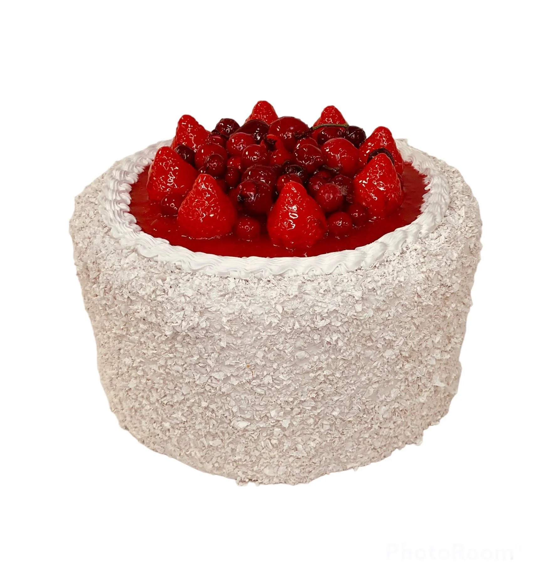 Cake Coconut Cream w/ Berries