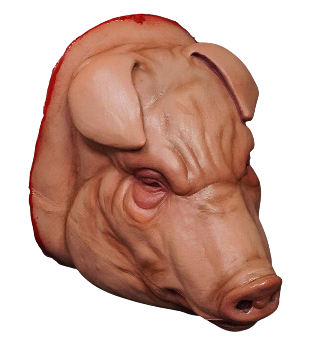 Pig Head Painted