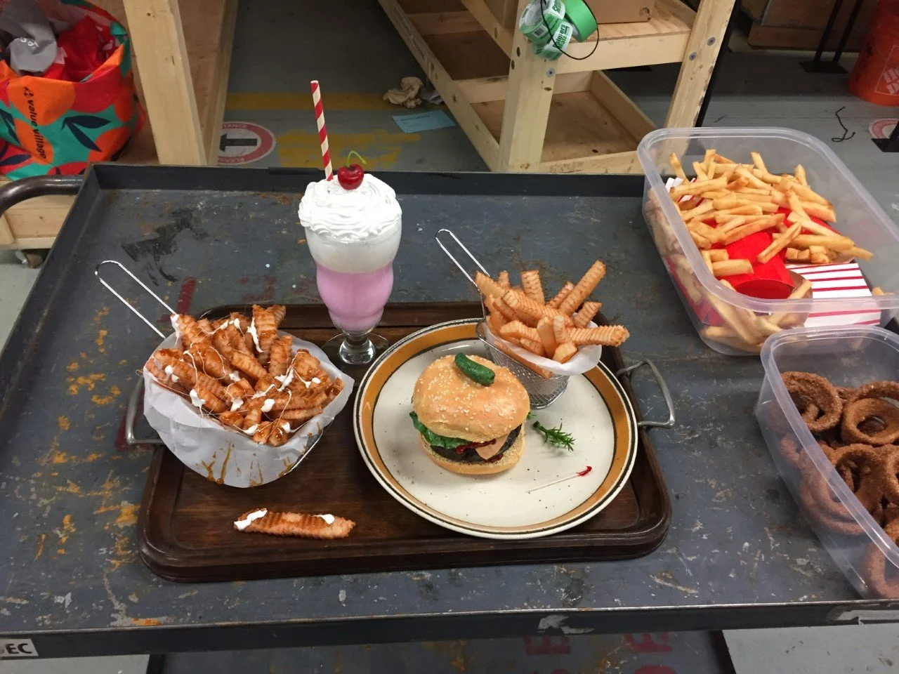Diner Food Plate