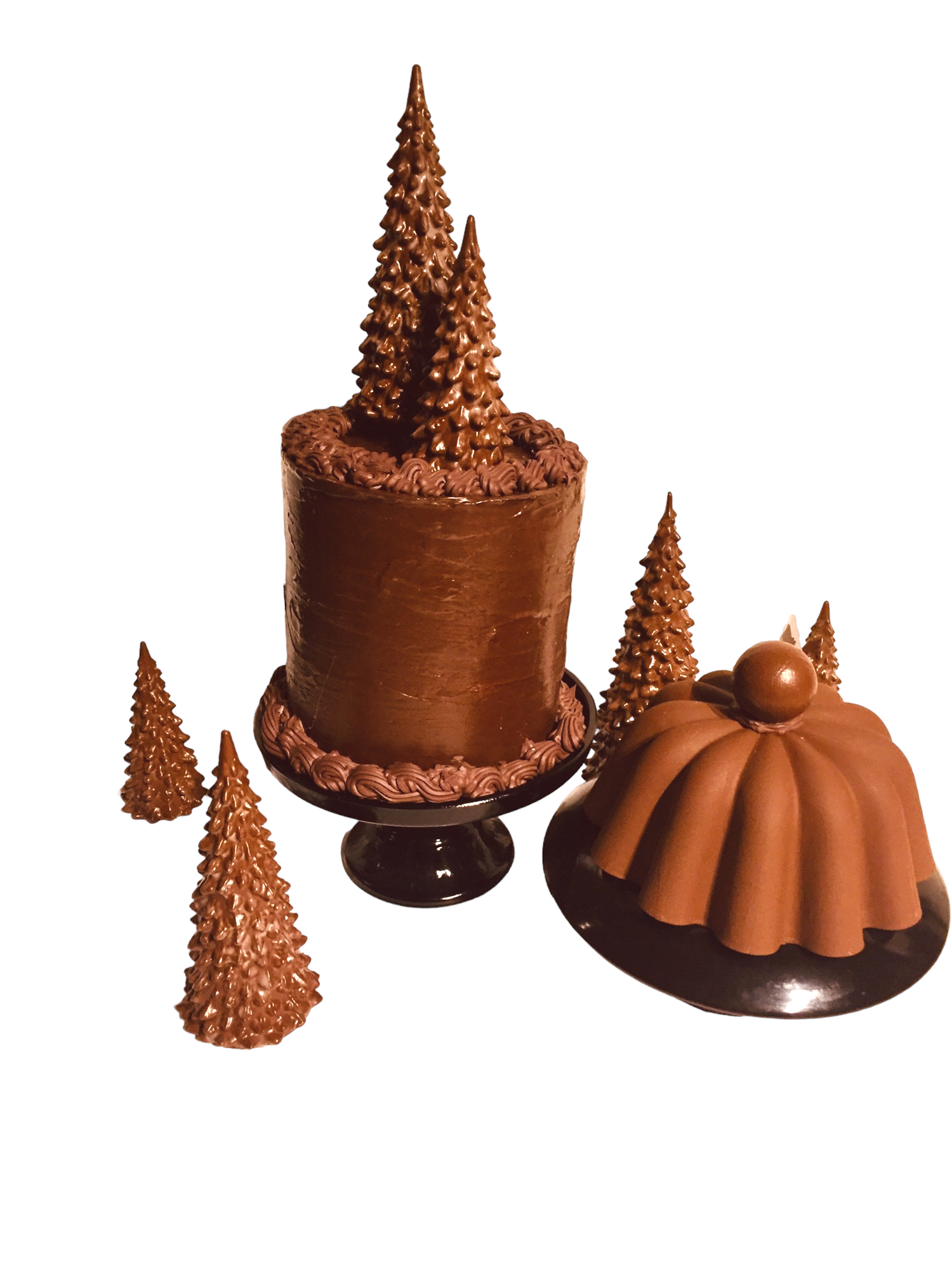 Chocolate Cake Display