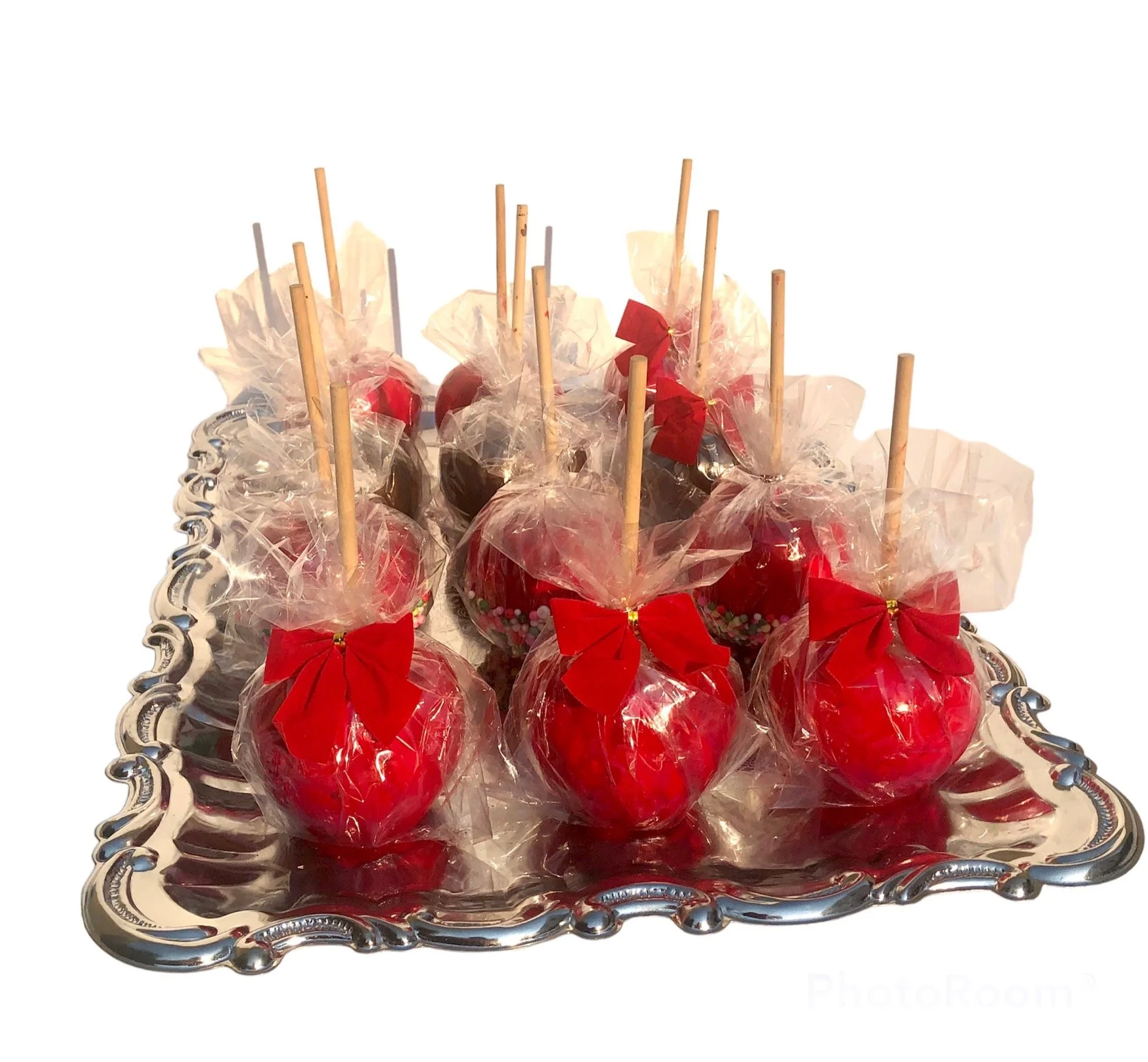 Apples Wrapped with Bows