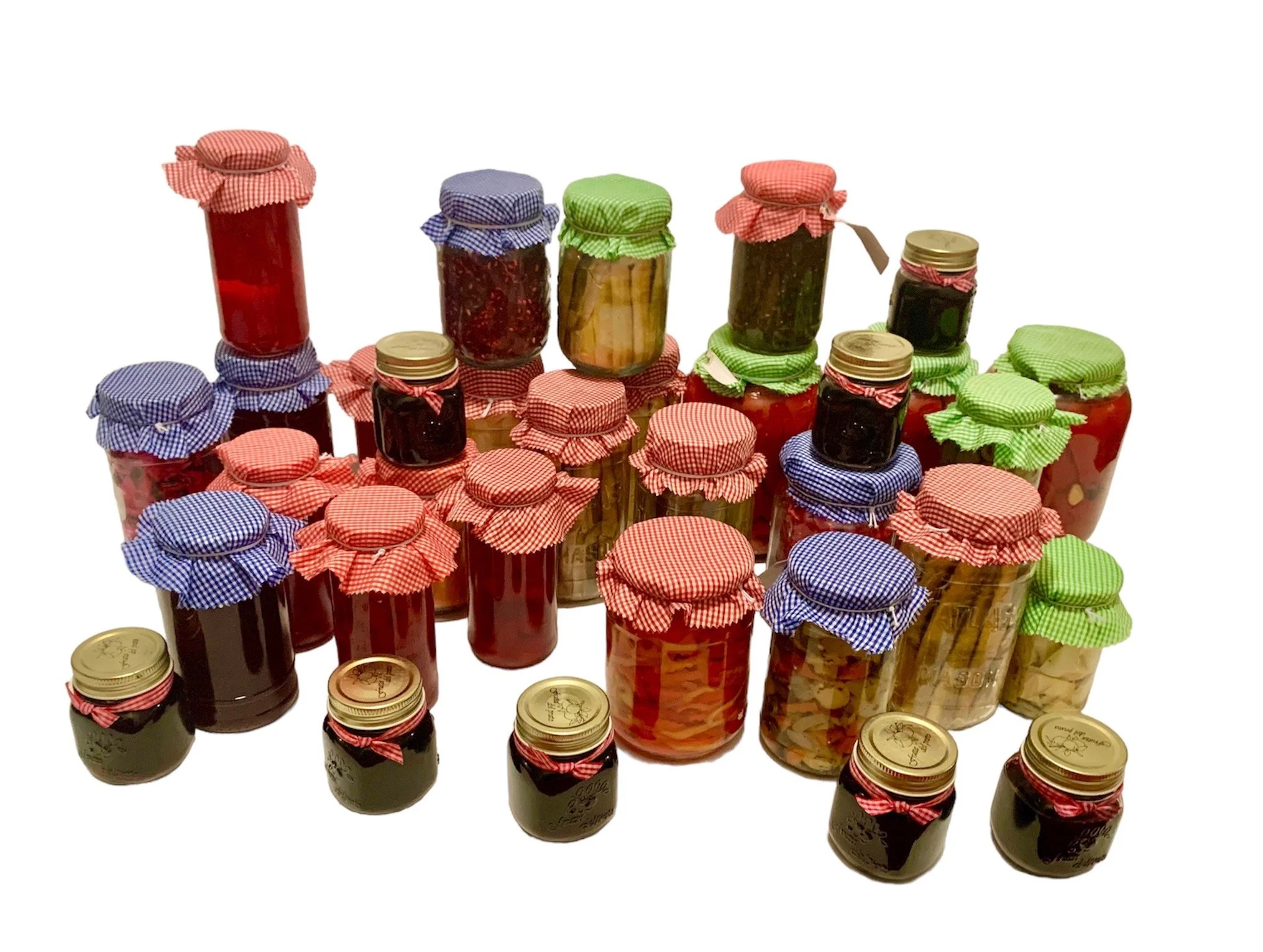 Assorted Jars of Preserves