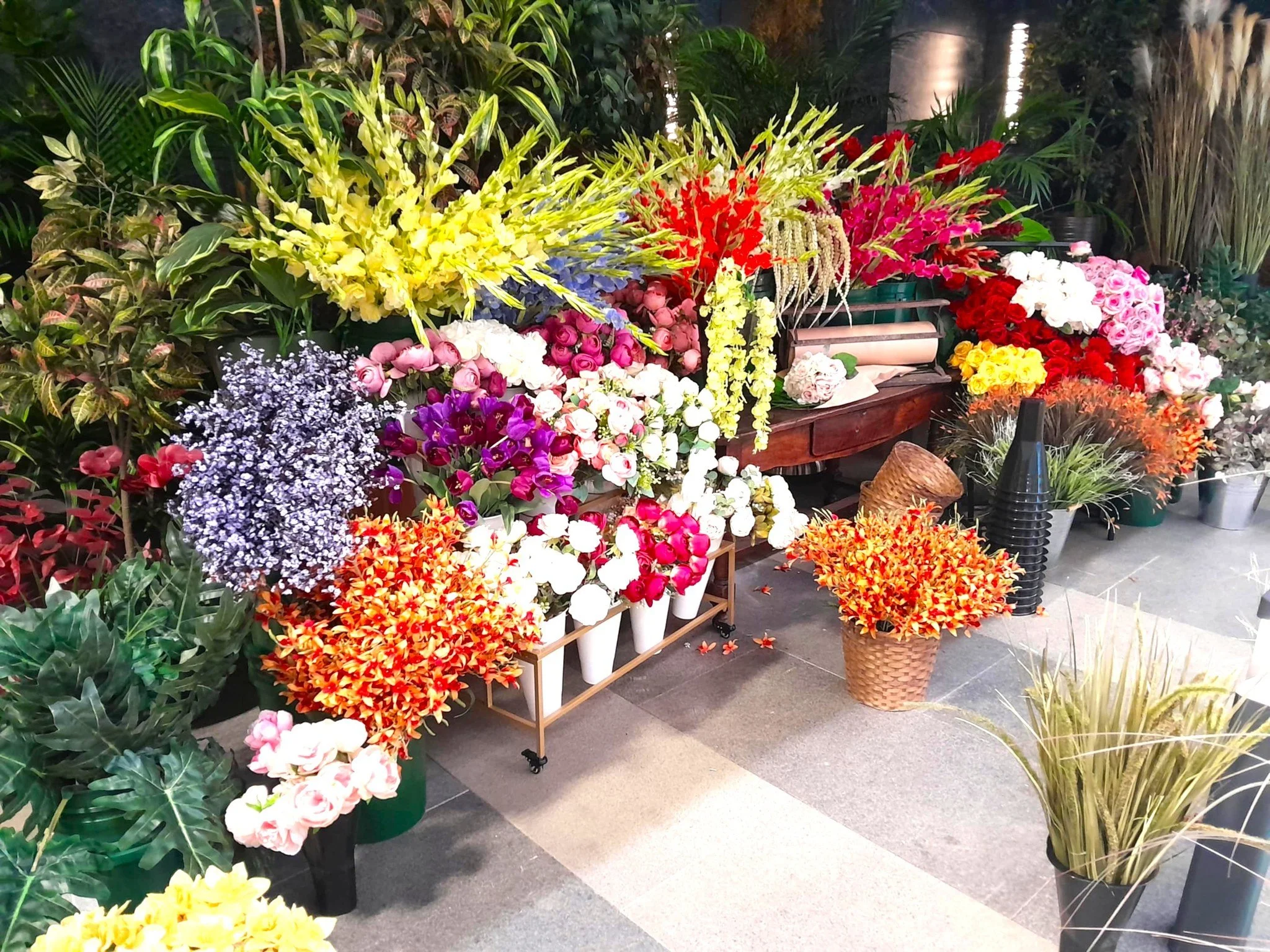 At the Flower Shop