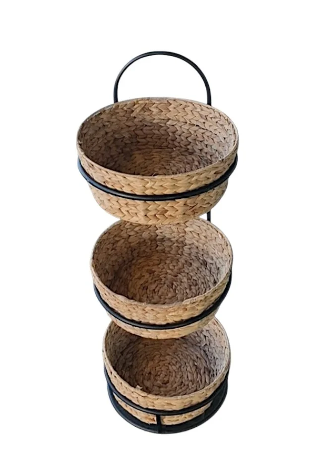 Metal Basket Stand 3 Tier