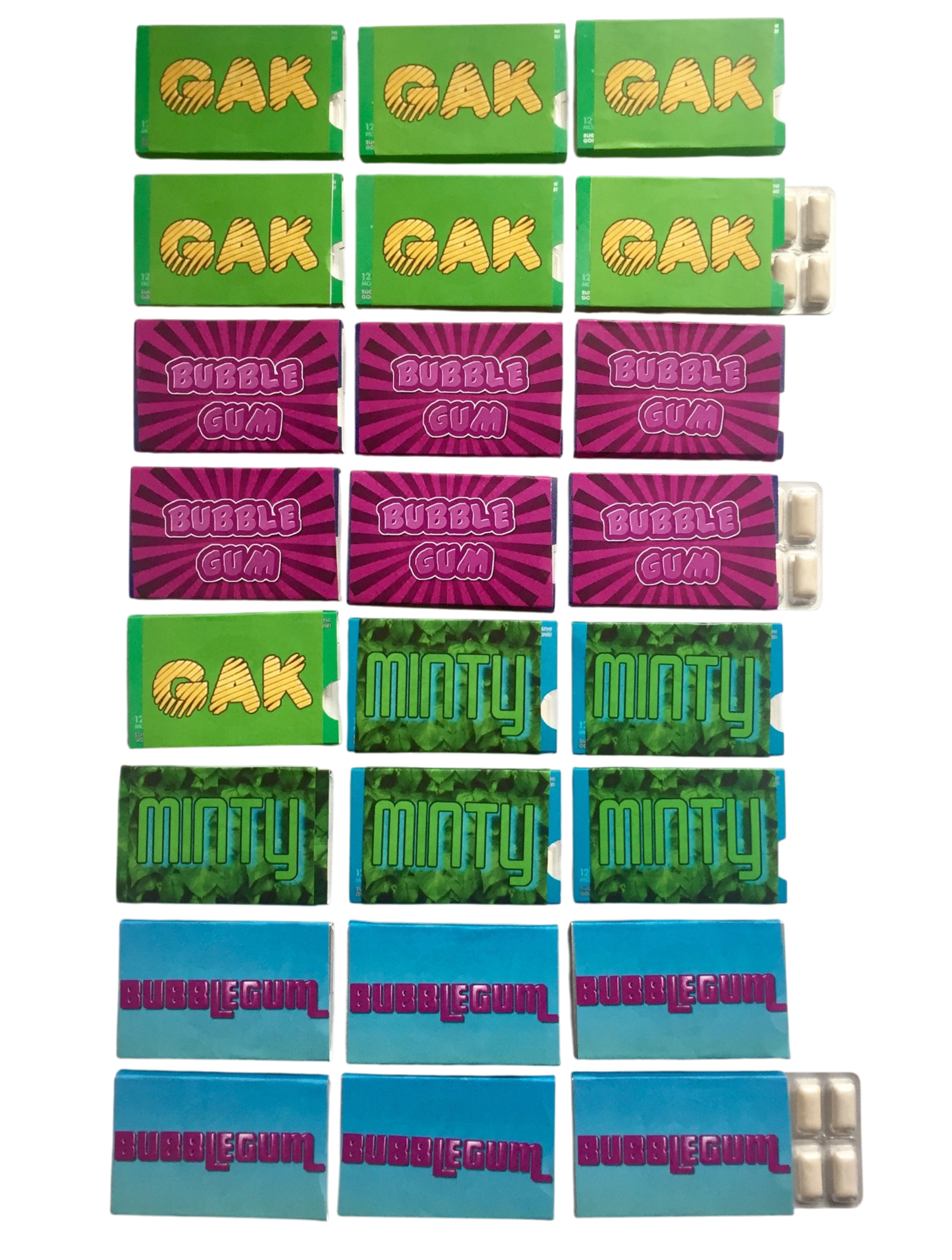 Candy Gum Packets