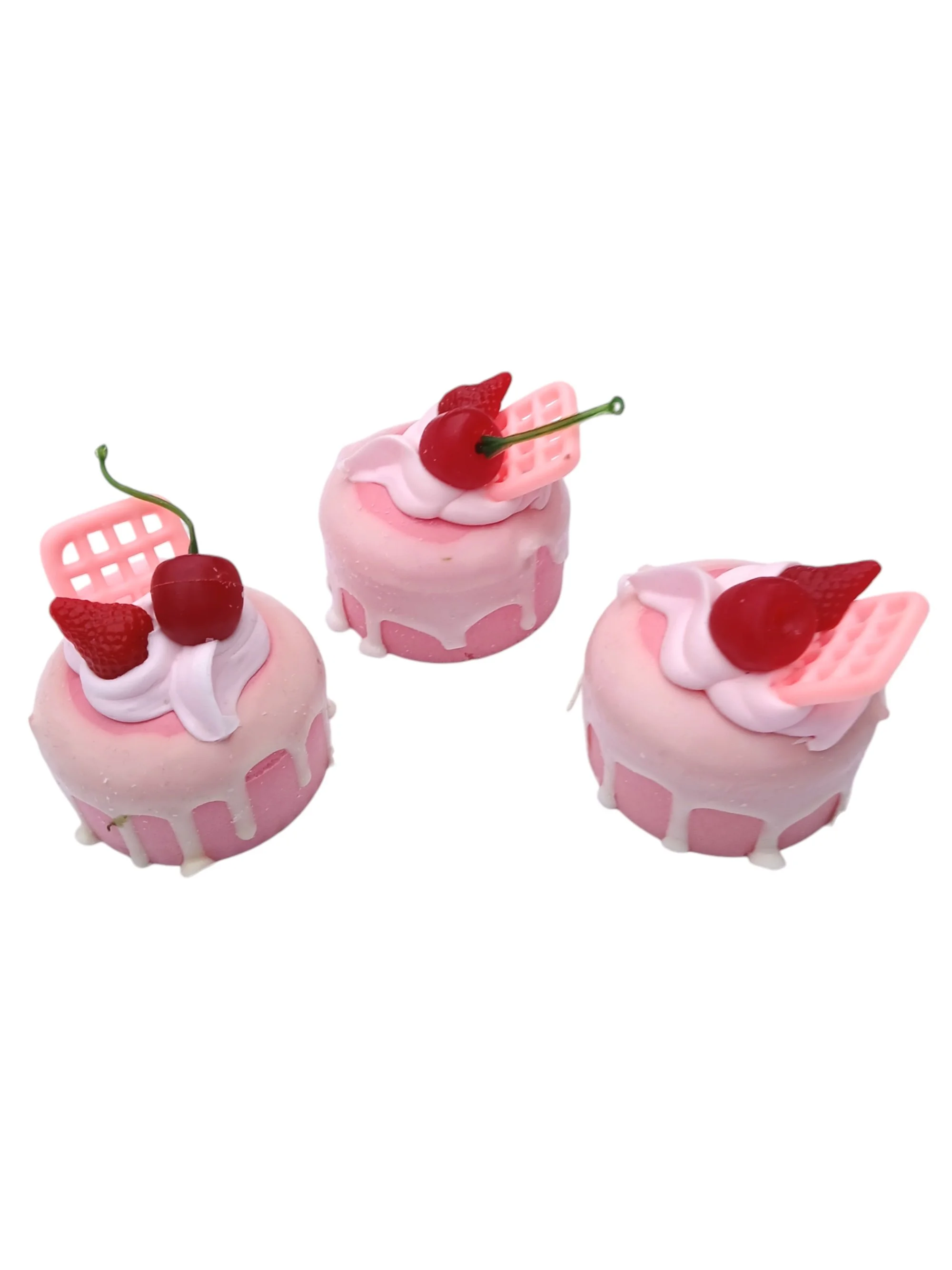 Mini Cake Pink Waffle