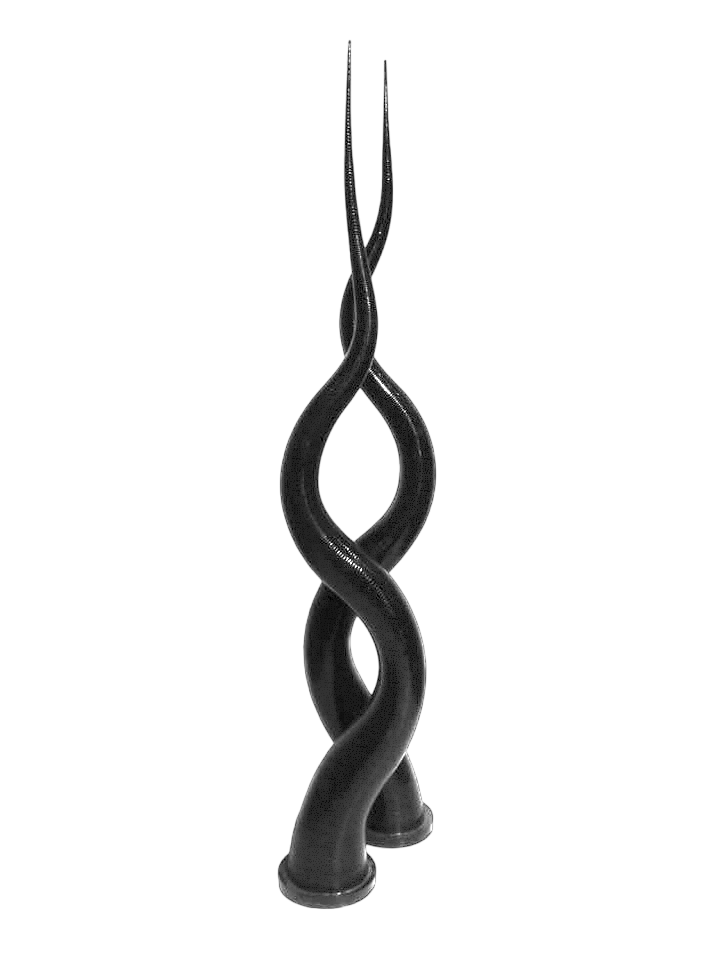 Black Entwining Sculpture