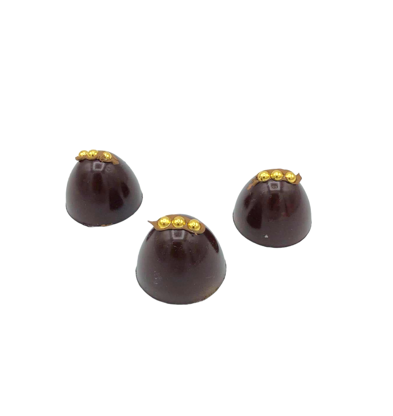 Chocolate Dainties with Gold