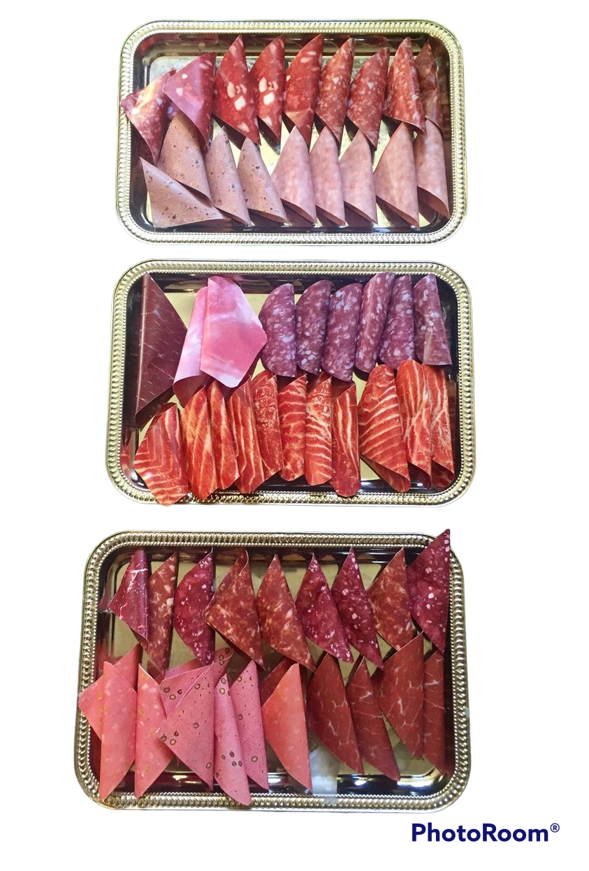 Medium Rolled Meat Slices