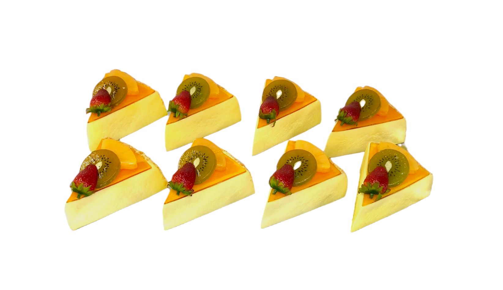 Cheese Cake Slice w/ Fruit