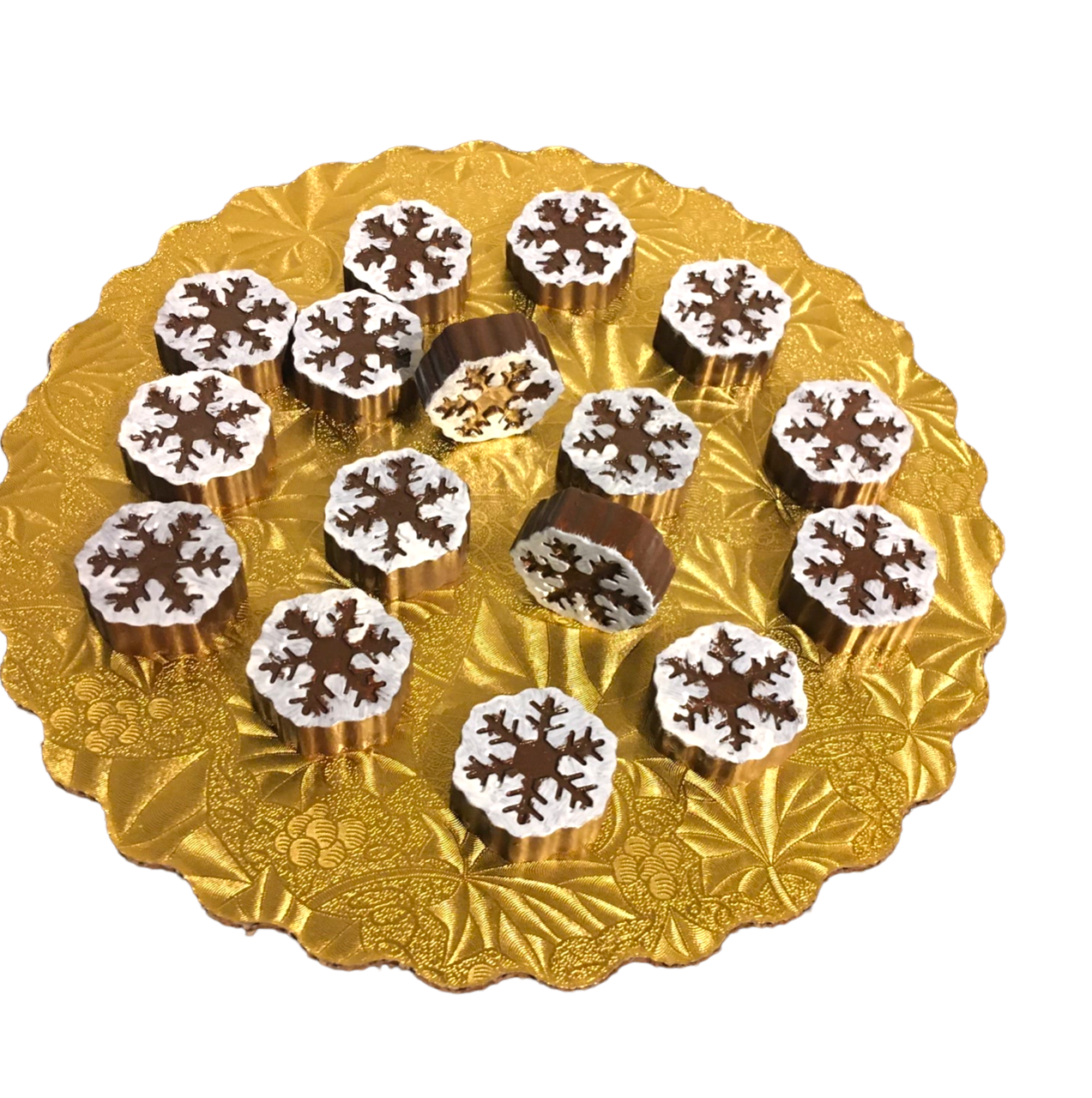 Chocolate Dusted Snowflakes