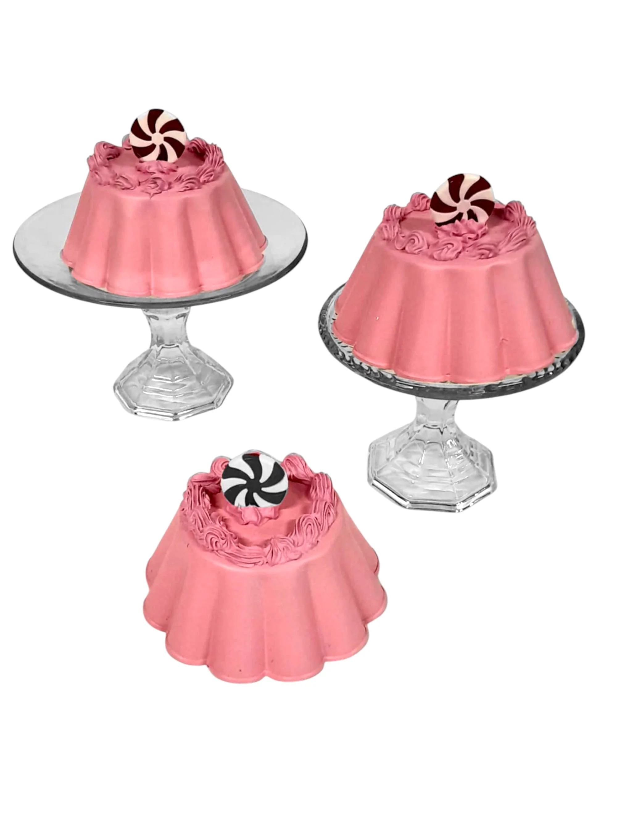 Cake Pink Scalloped Swirl