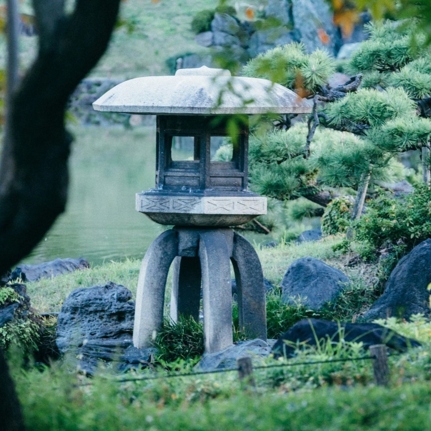 Meditation. Lantern.