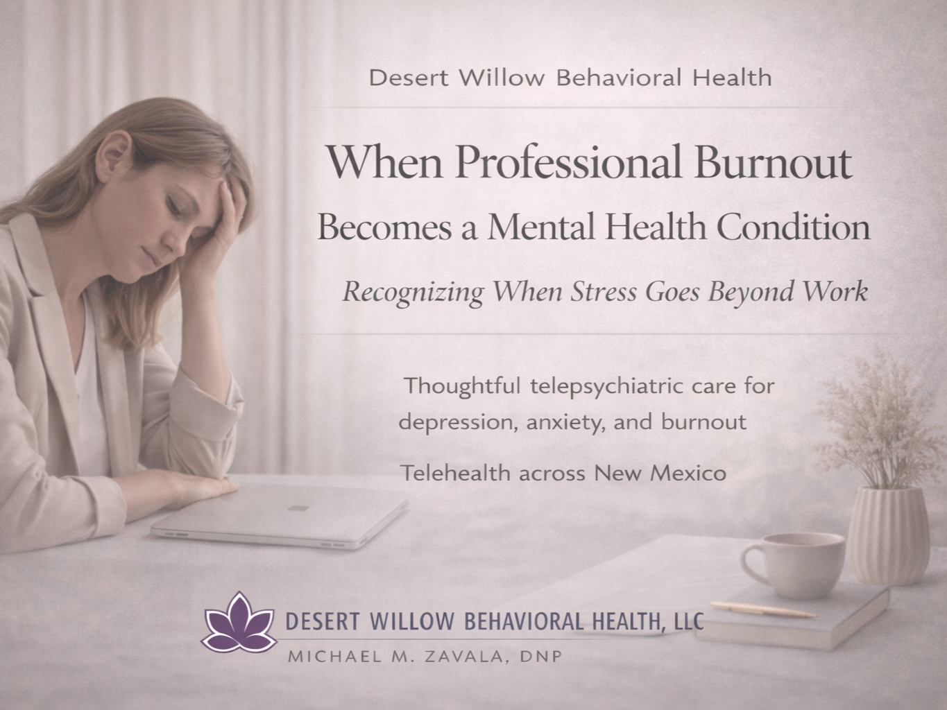 When Professional Burnout Becomes a Mental Health Condition