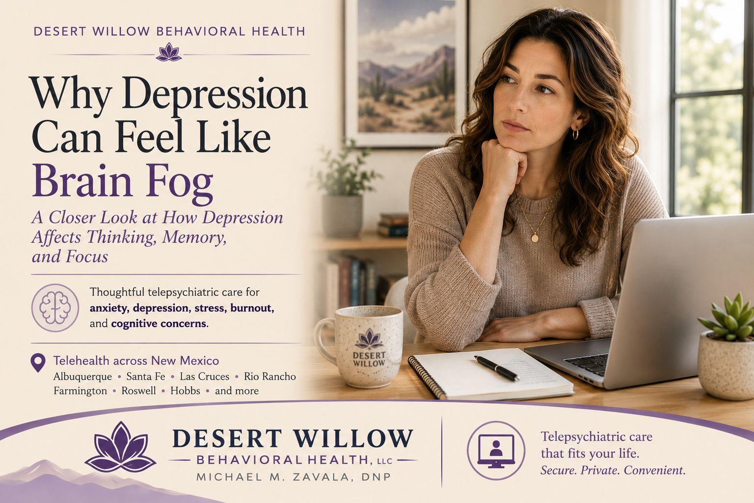 Why Depression Can Feel Like Brain Fog