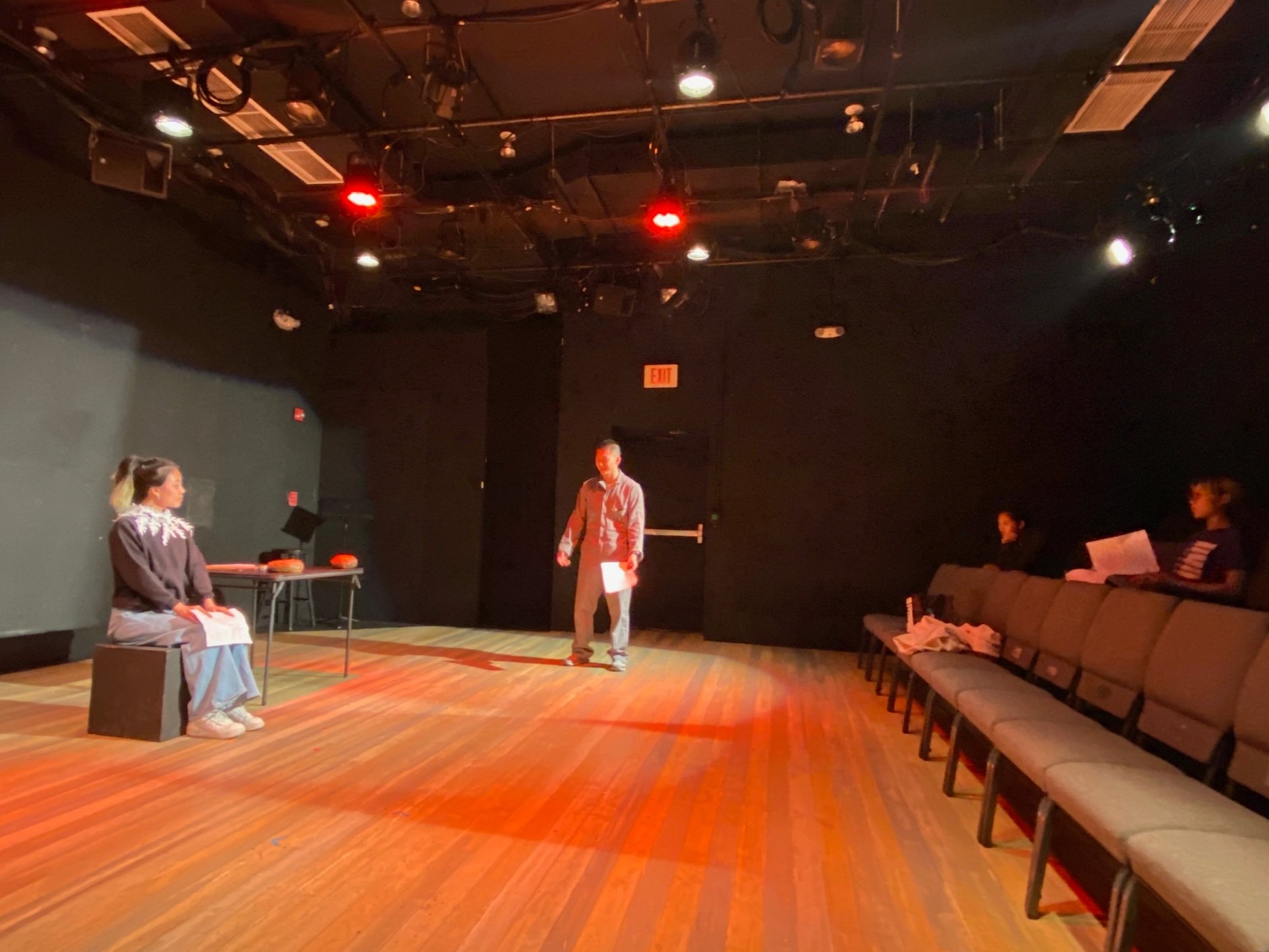 Staging Ahwing and the eagle