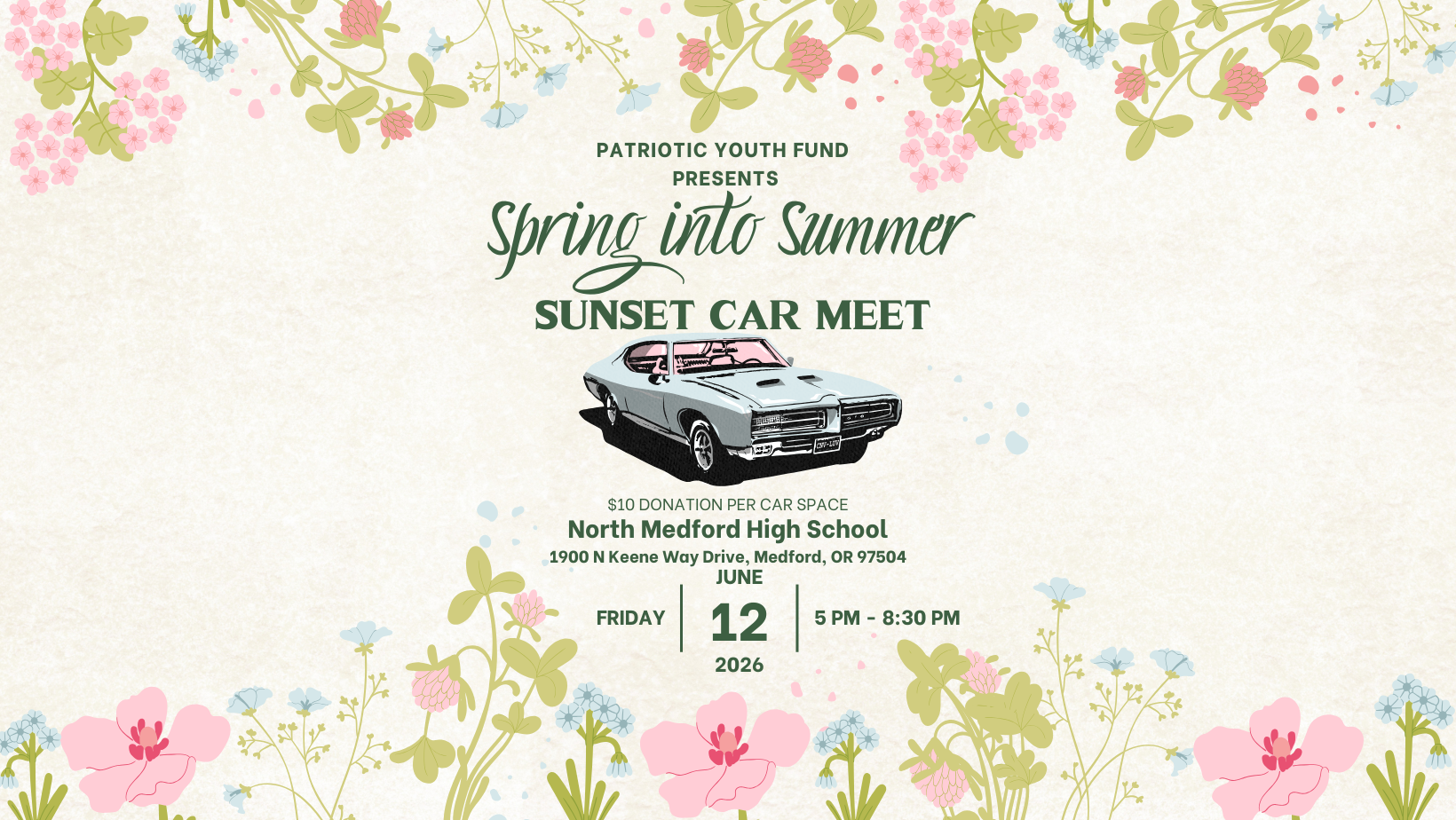 Spring into Summer: Sunset Car Meet