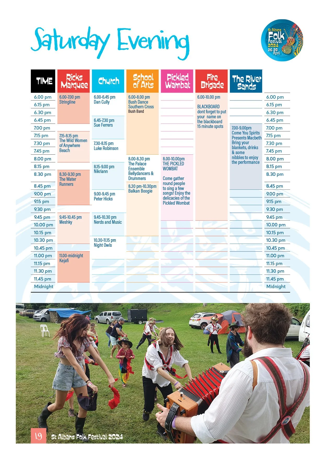 2024 Performer Grid — St Albans Folk Festival