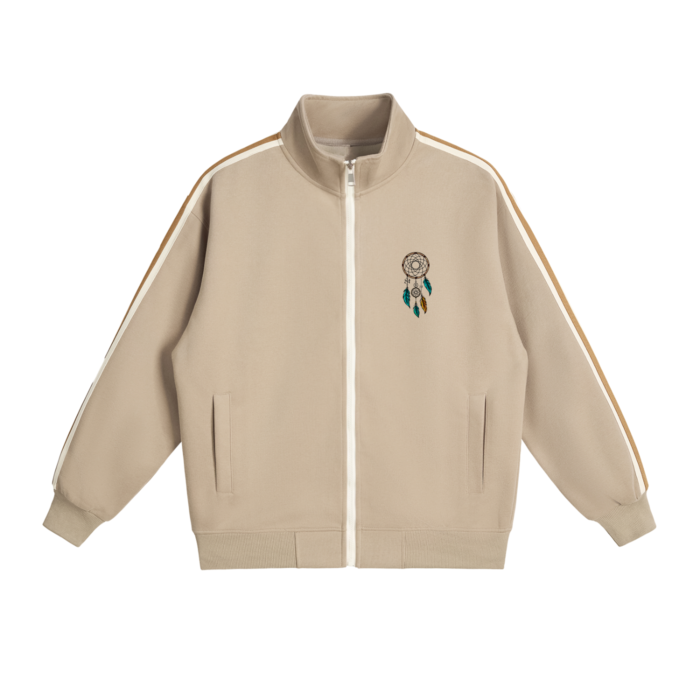 Contrast Side-Stripe Stand Collar  Jacket-mockups-1.png