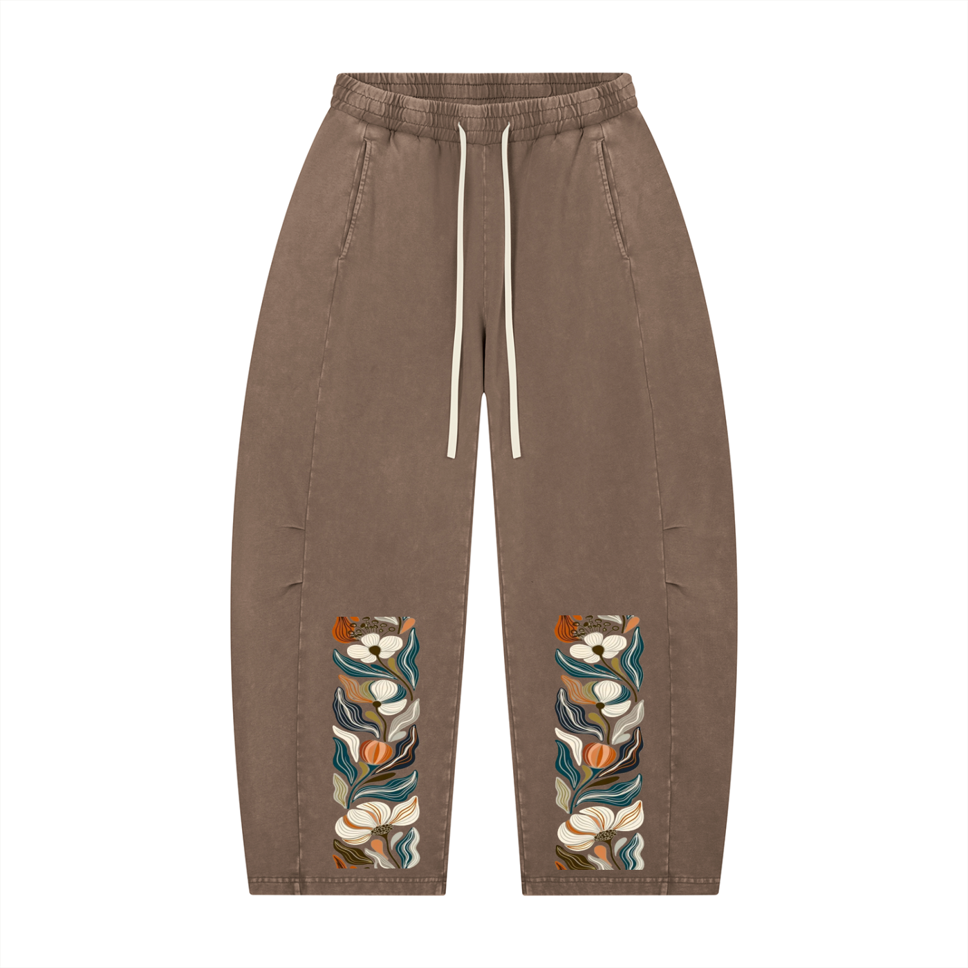 Unisex Mineral Wash Barrel Leg Pants-mockups-7.png