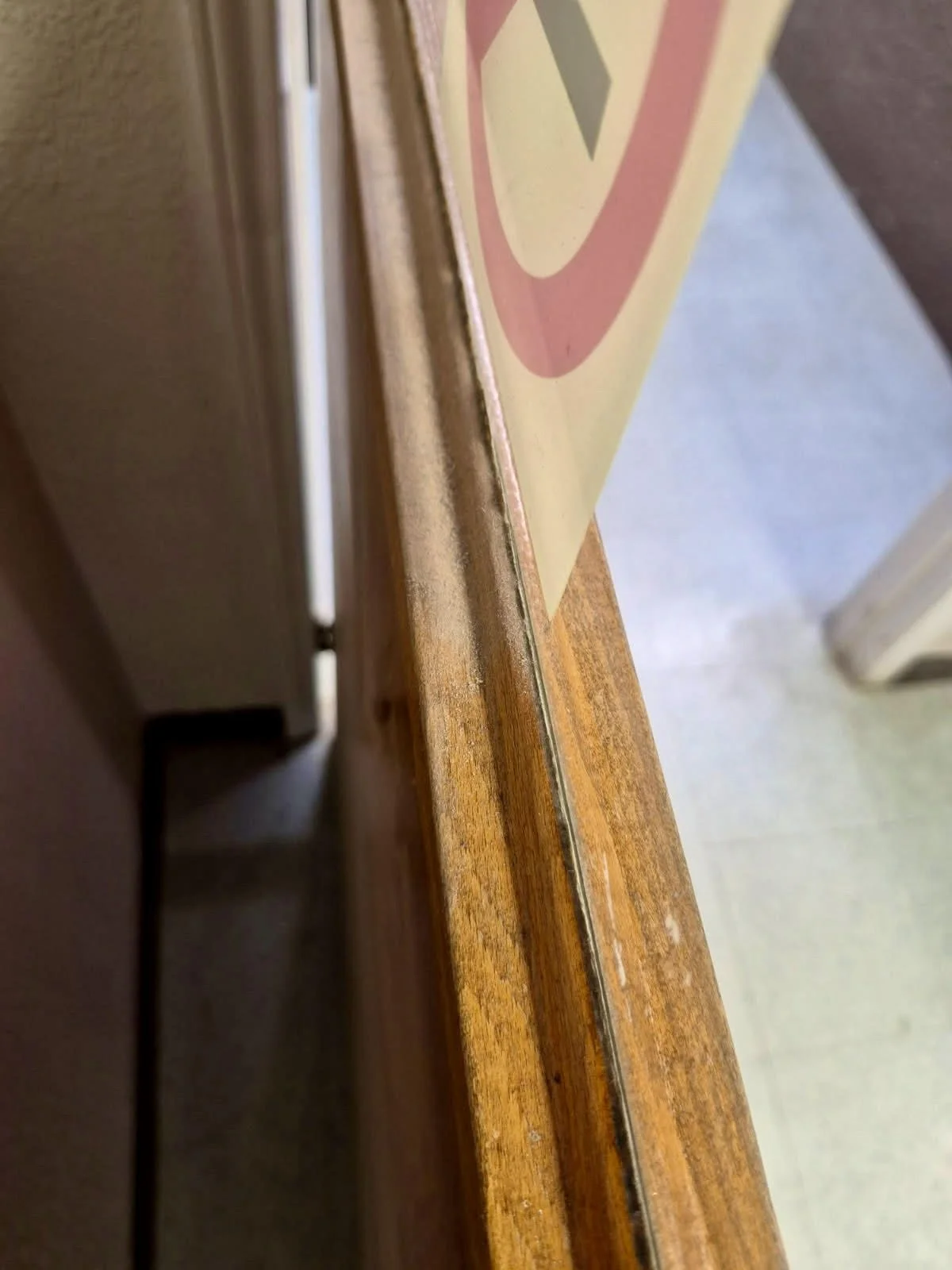 Dust on Door