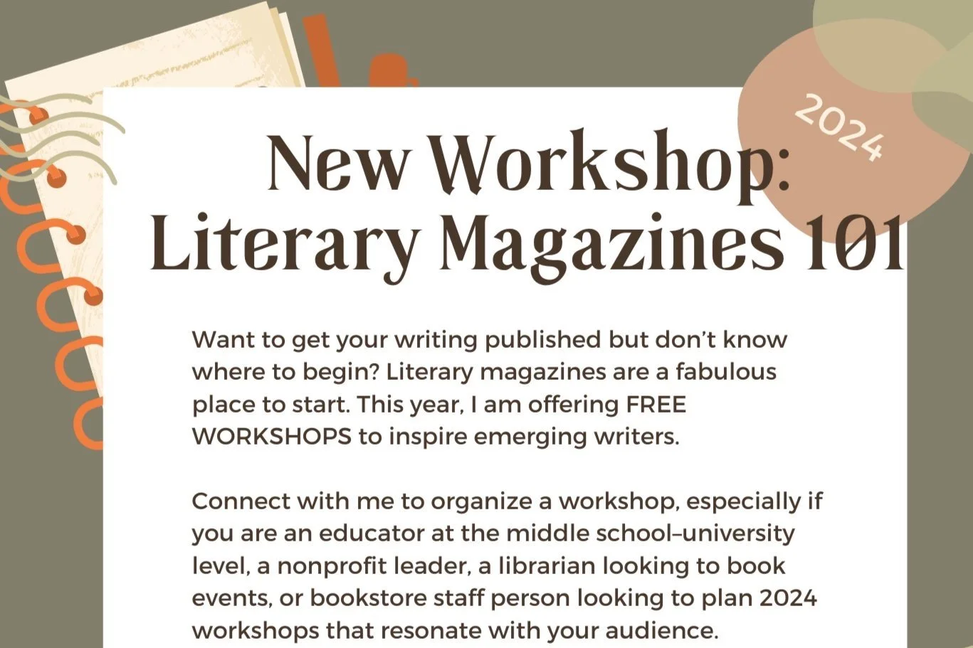 Ongoing Series: Literary Magazines 101 