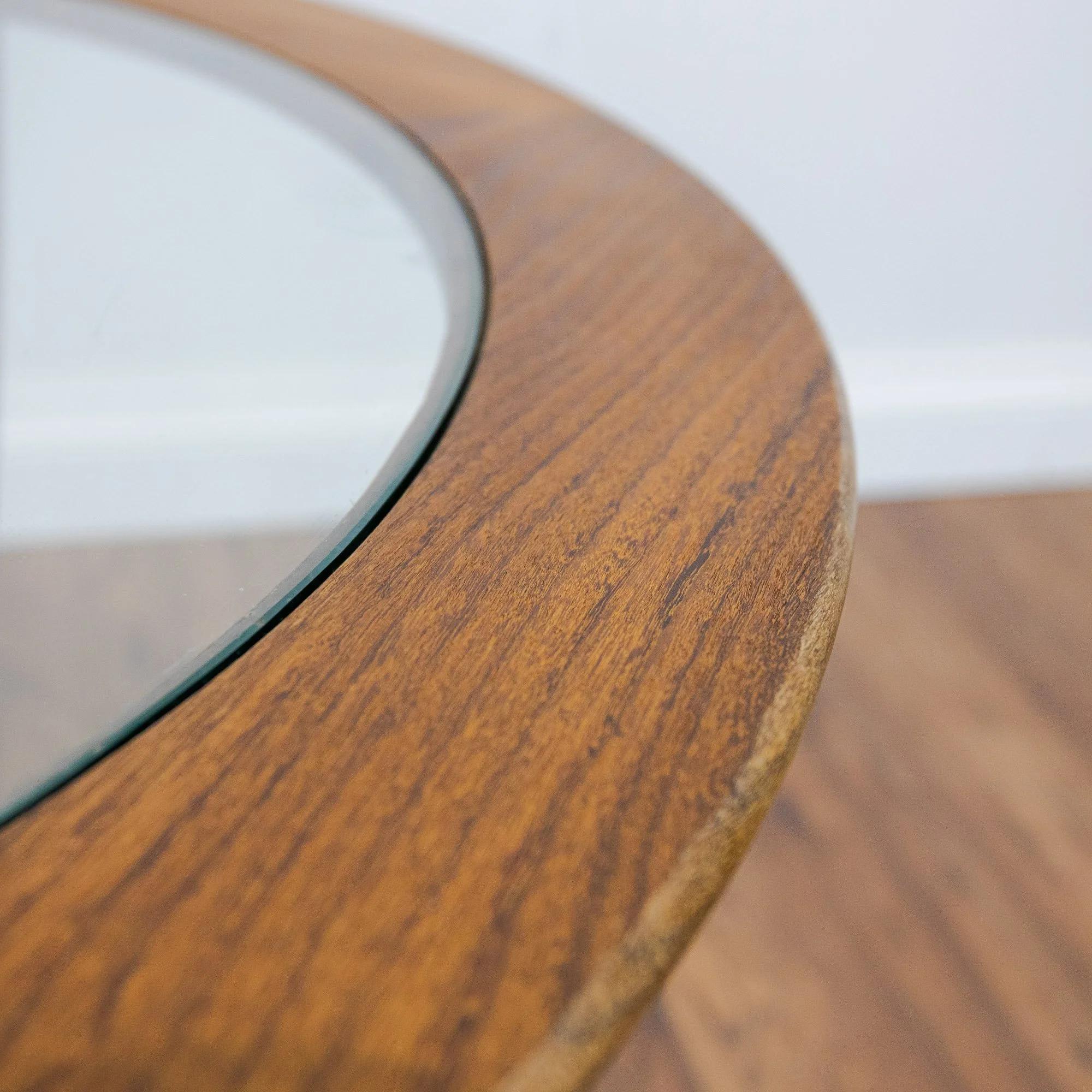 G Plan Circular Astro Teak & Glass Coffee Table