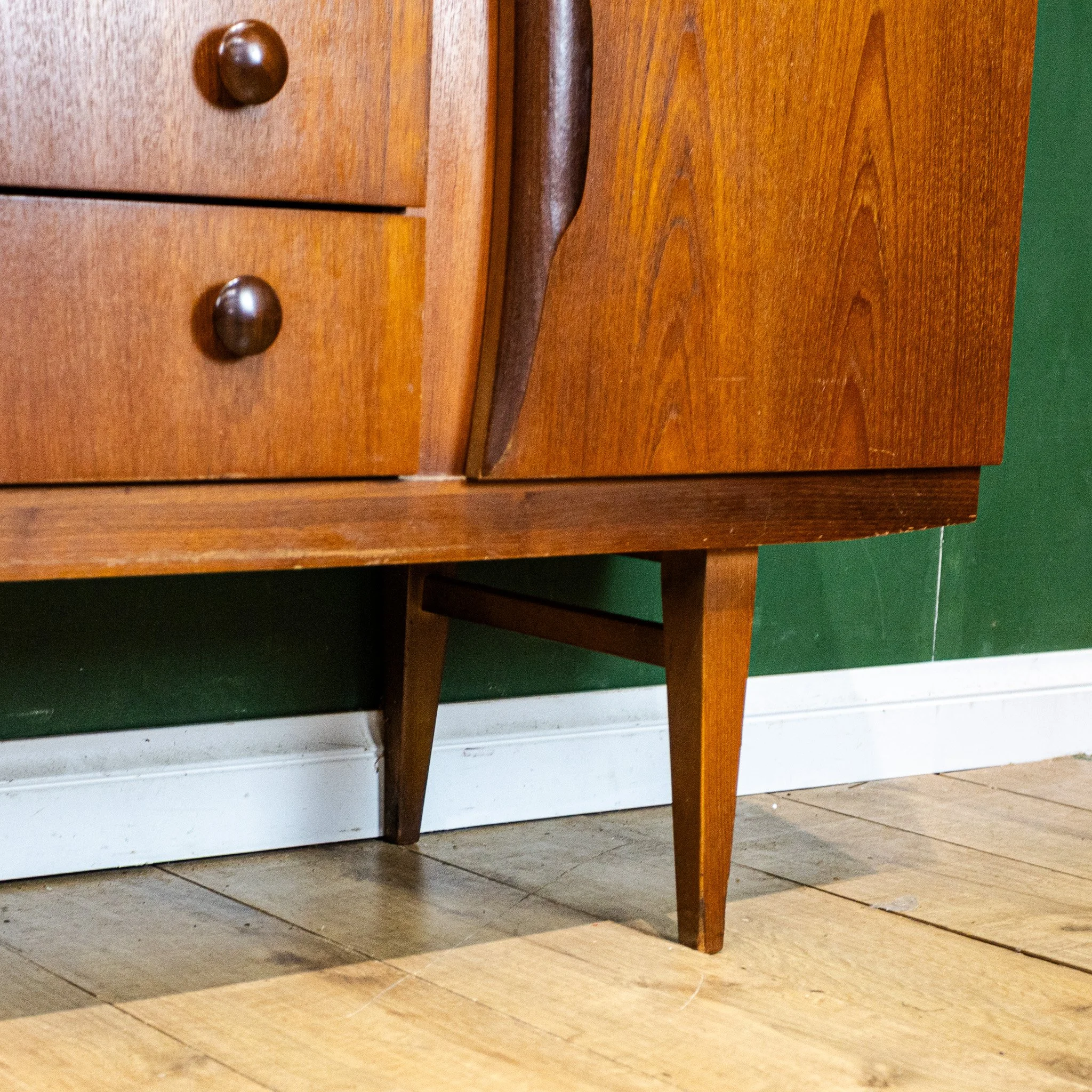 Beautility Teak 3 Drawer Sideboard