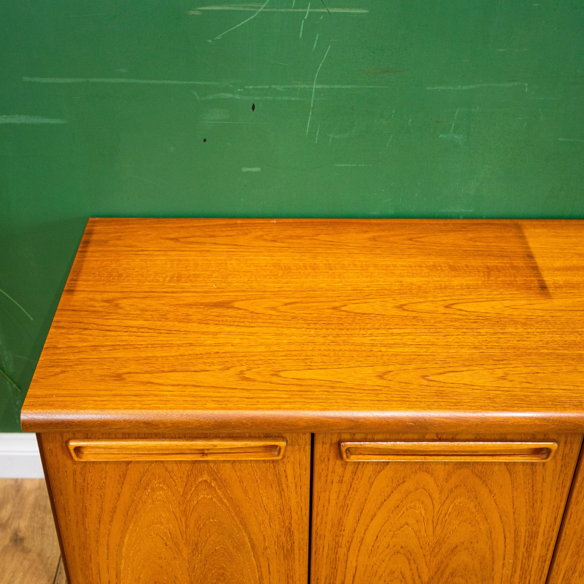 6 Door Low Teak Sideboard