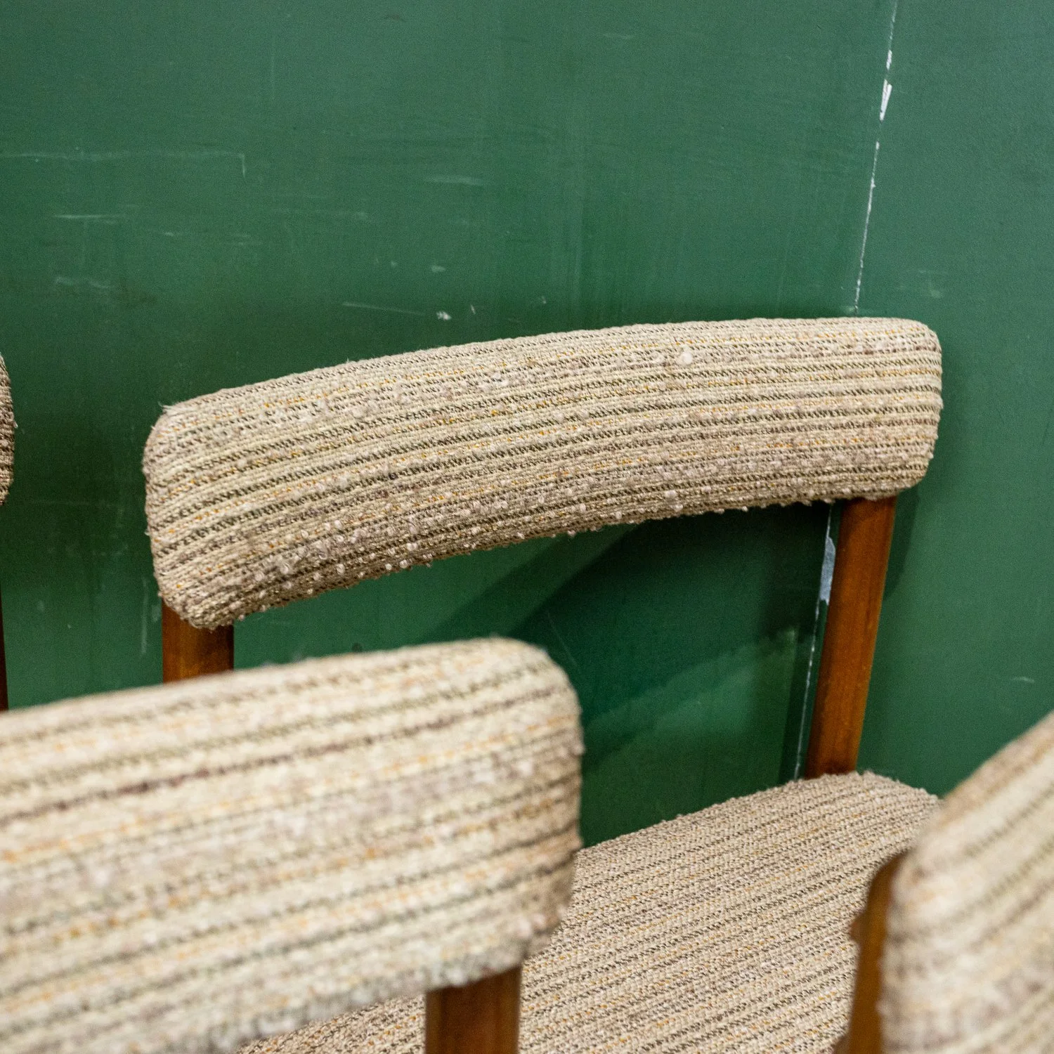 McIntosh Tuck Under Teak Round Dining Table and Chairs Set