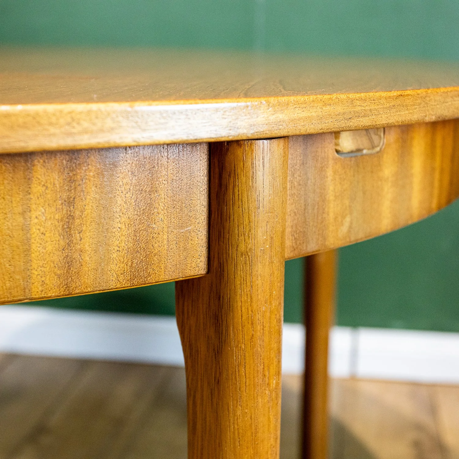 McIntosh Tuck Under Teak Round Dining Table and Chairs Set