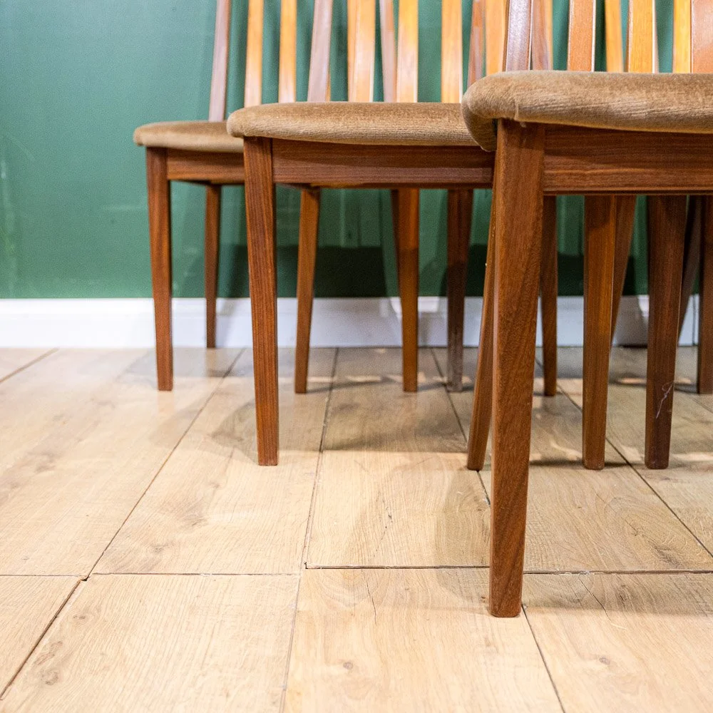 G Plan Fresco 6x Spindle Back Dining Chairs