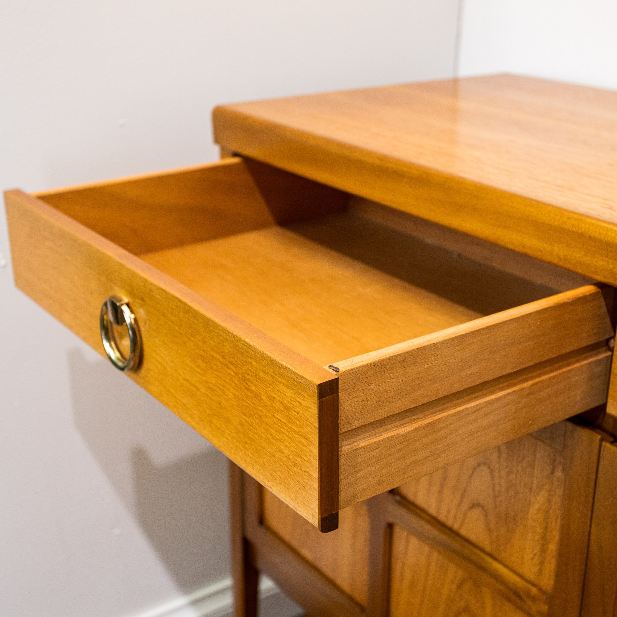 Nathan Squares Large Teak Sideboard
