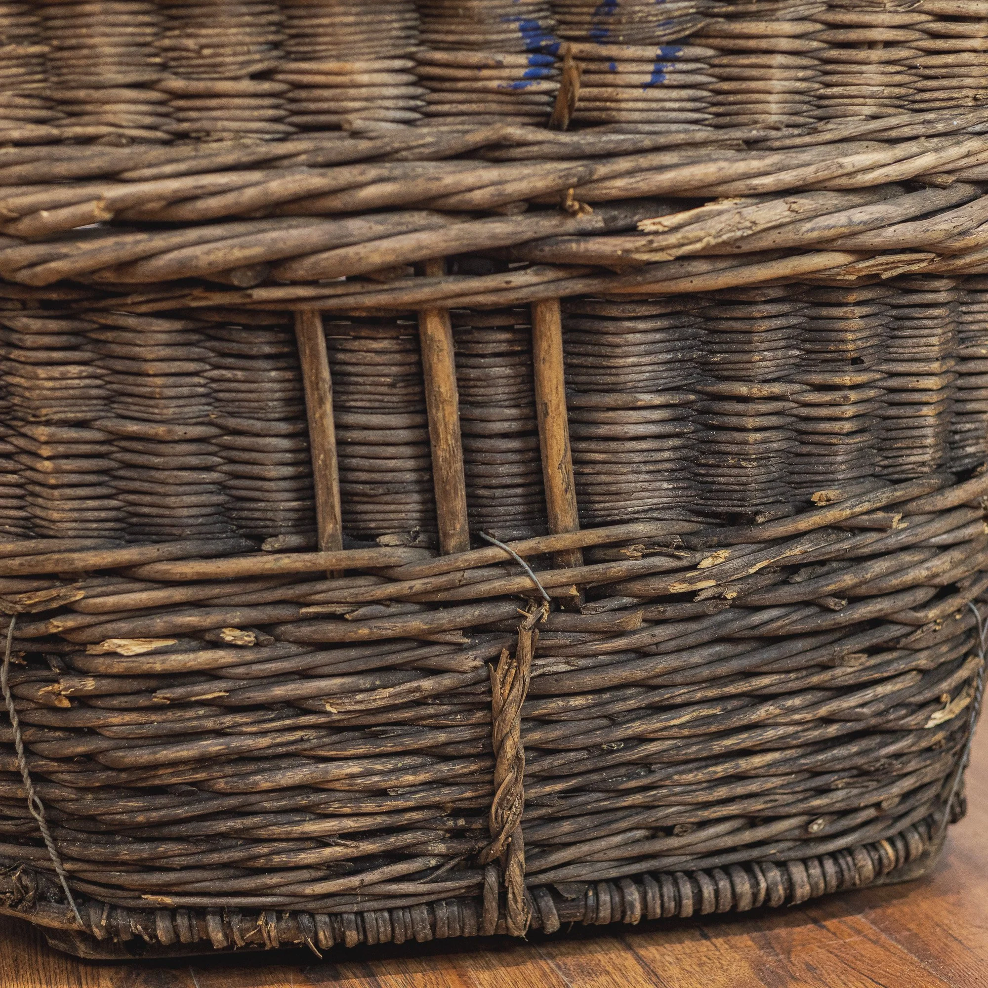 Original French Wicker Champagne Grape Collecting Basket - 4-2.jpg