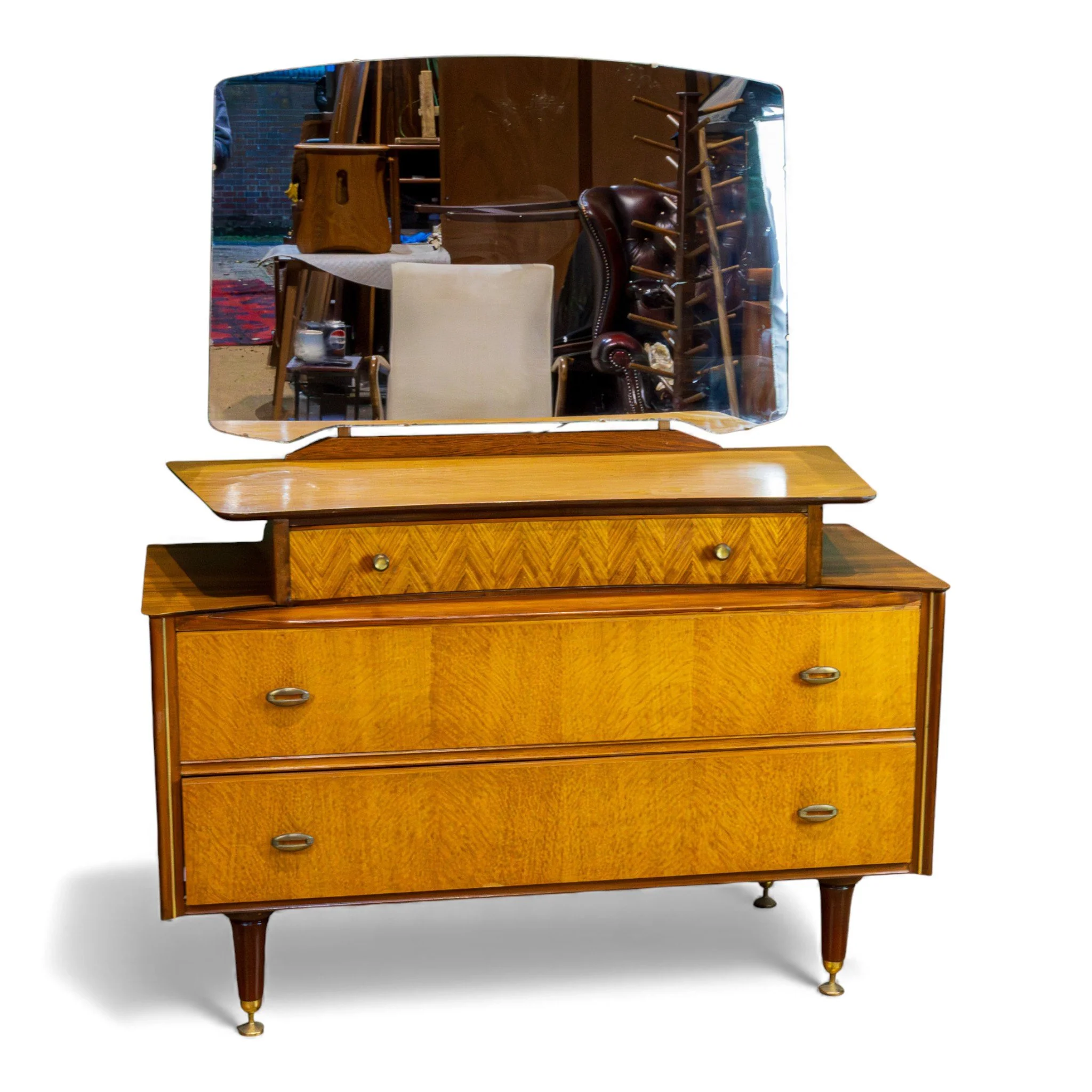 Austinsuite Oak Art Deco Style Dressing Table