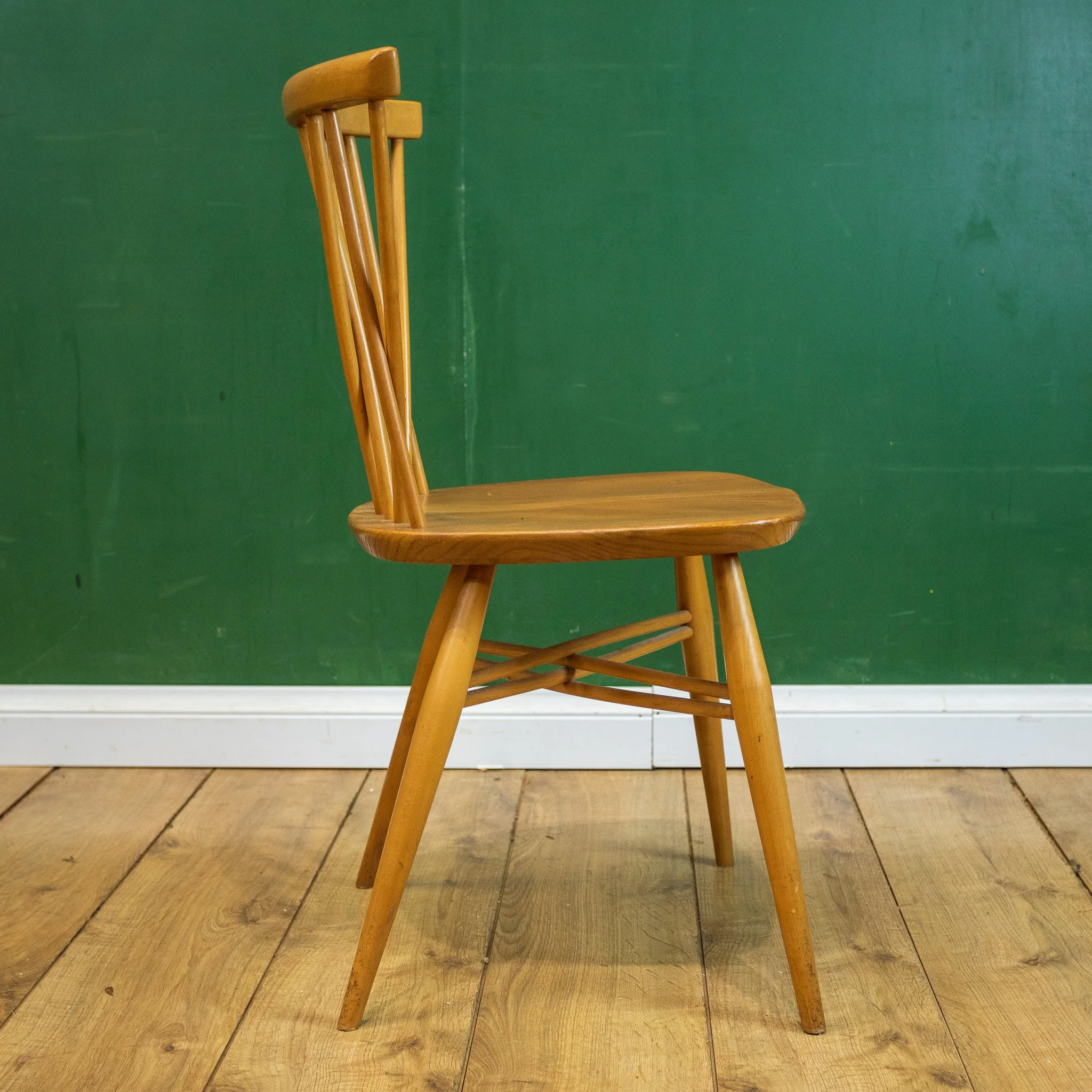4x Ercol Windsor Candlestick Dining Chairs