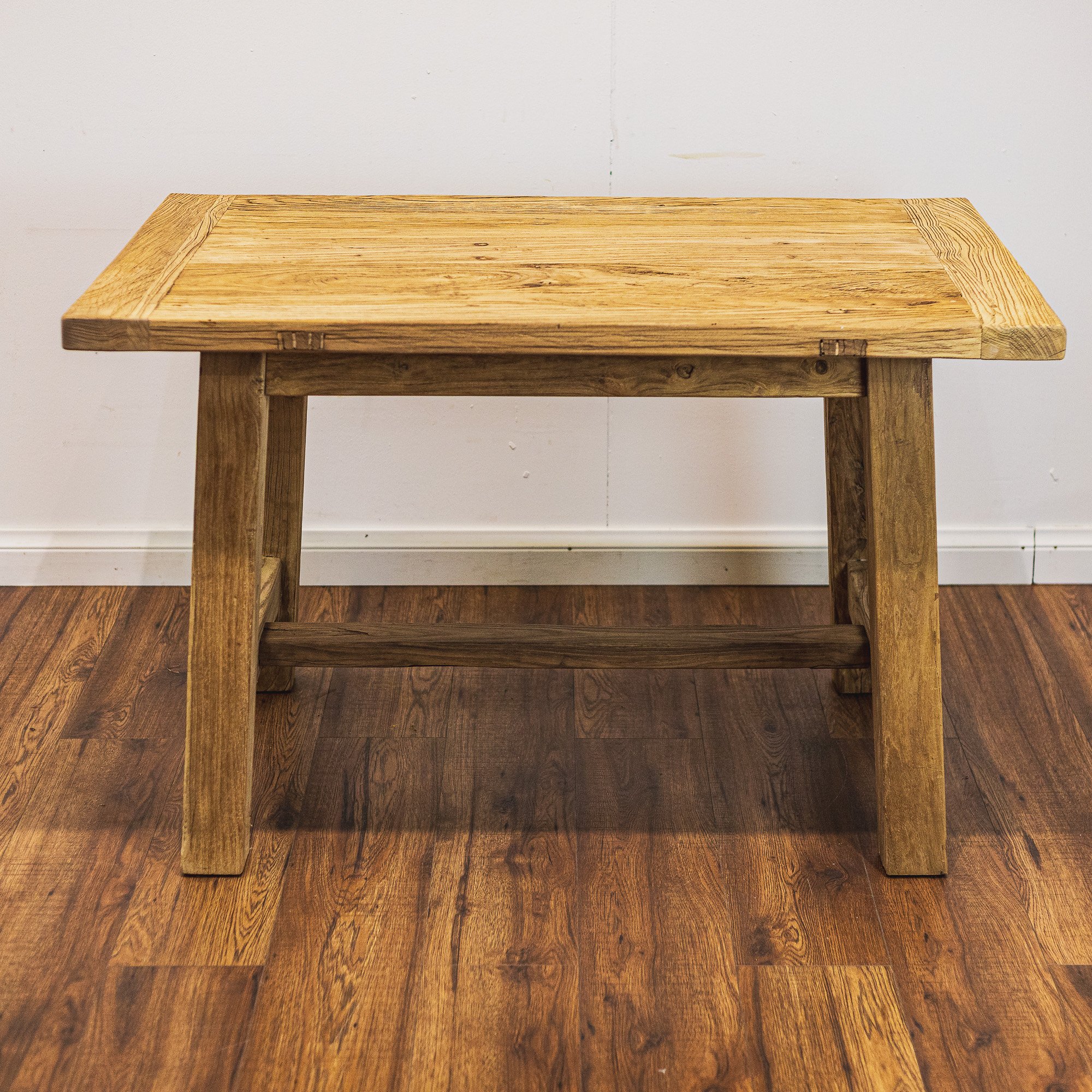 Rustic Reclaimed Elm 4ft Dining Table