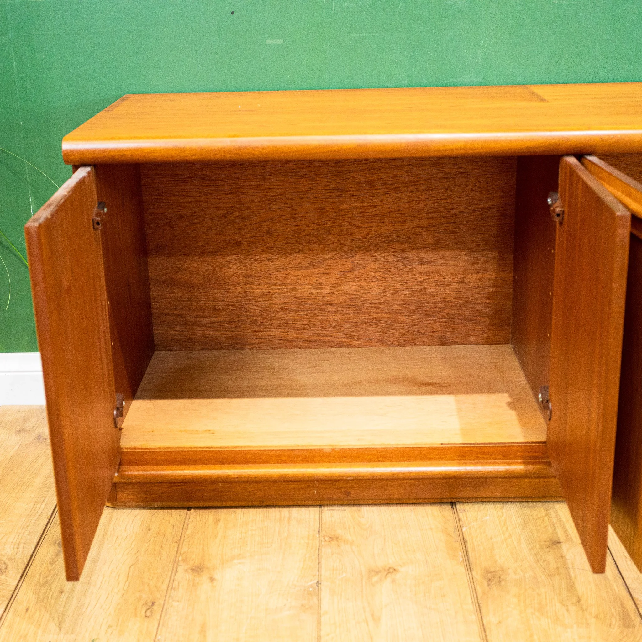 6 Door Low Teak Sideboard