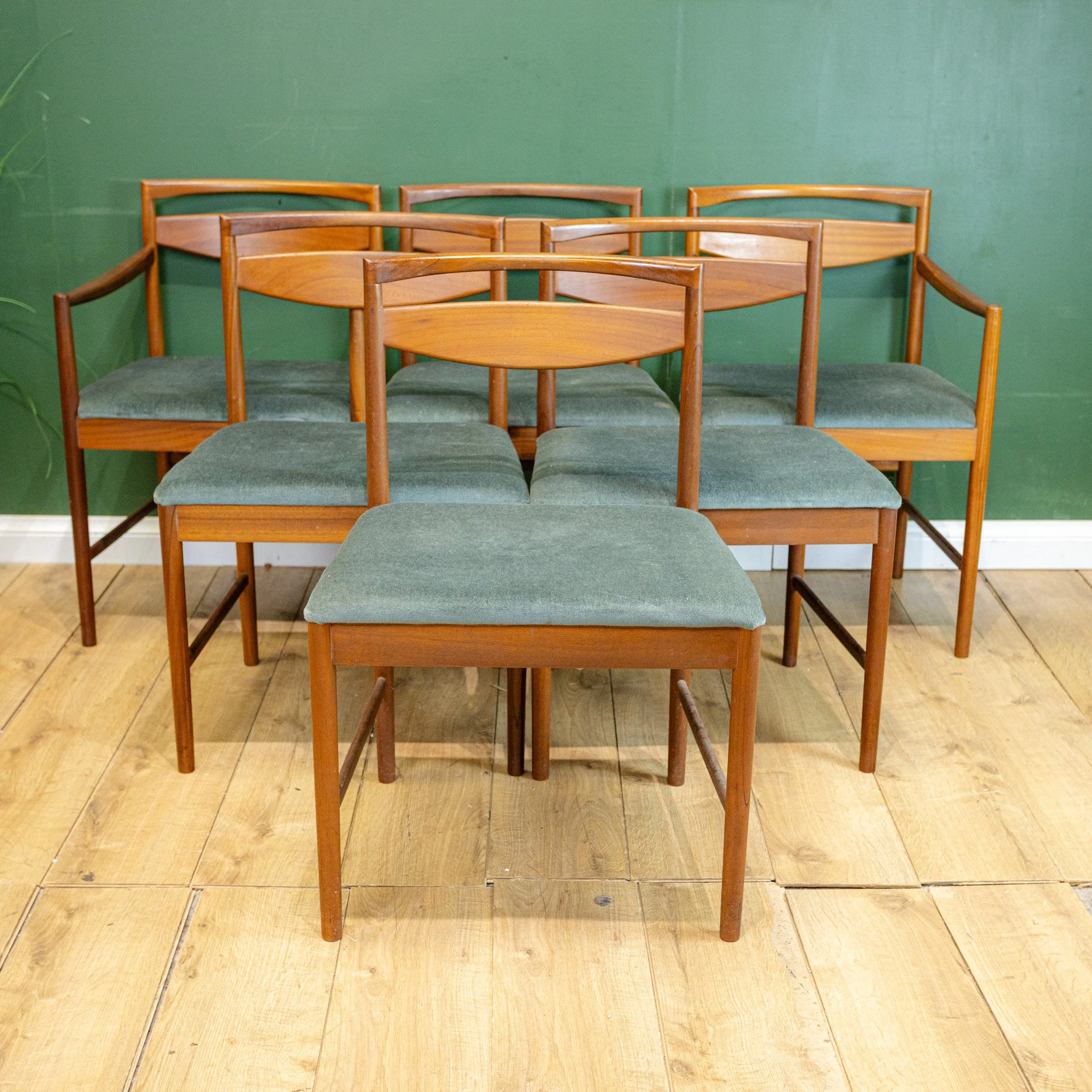 McIntosh Grand Teak Dining Table and 6 Chairs