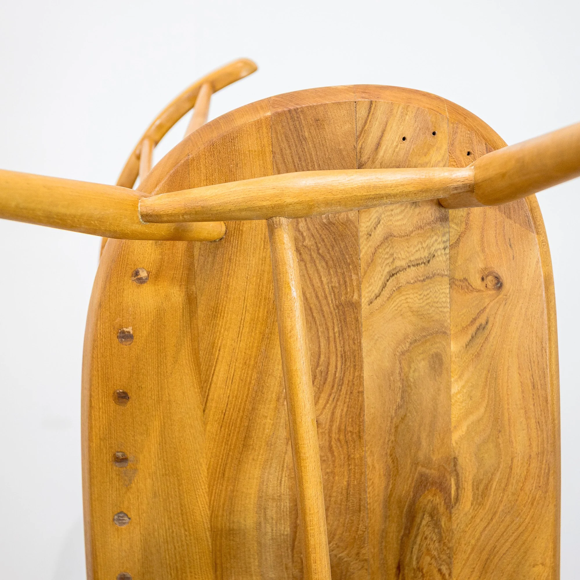 Ercol Elm Loveseat Model 349