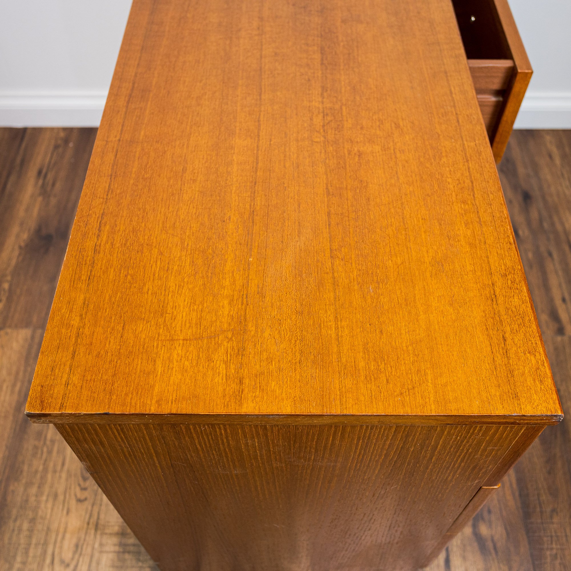 G Plan Albany Teak Chest of 4 Drawers by Leslie Dandy