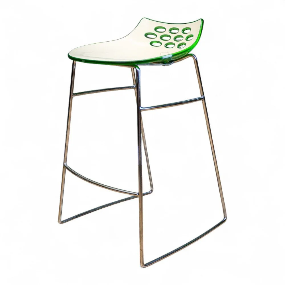 Calligaris Italian 'Jam' 4x Bicolour Bar Stools