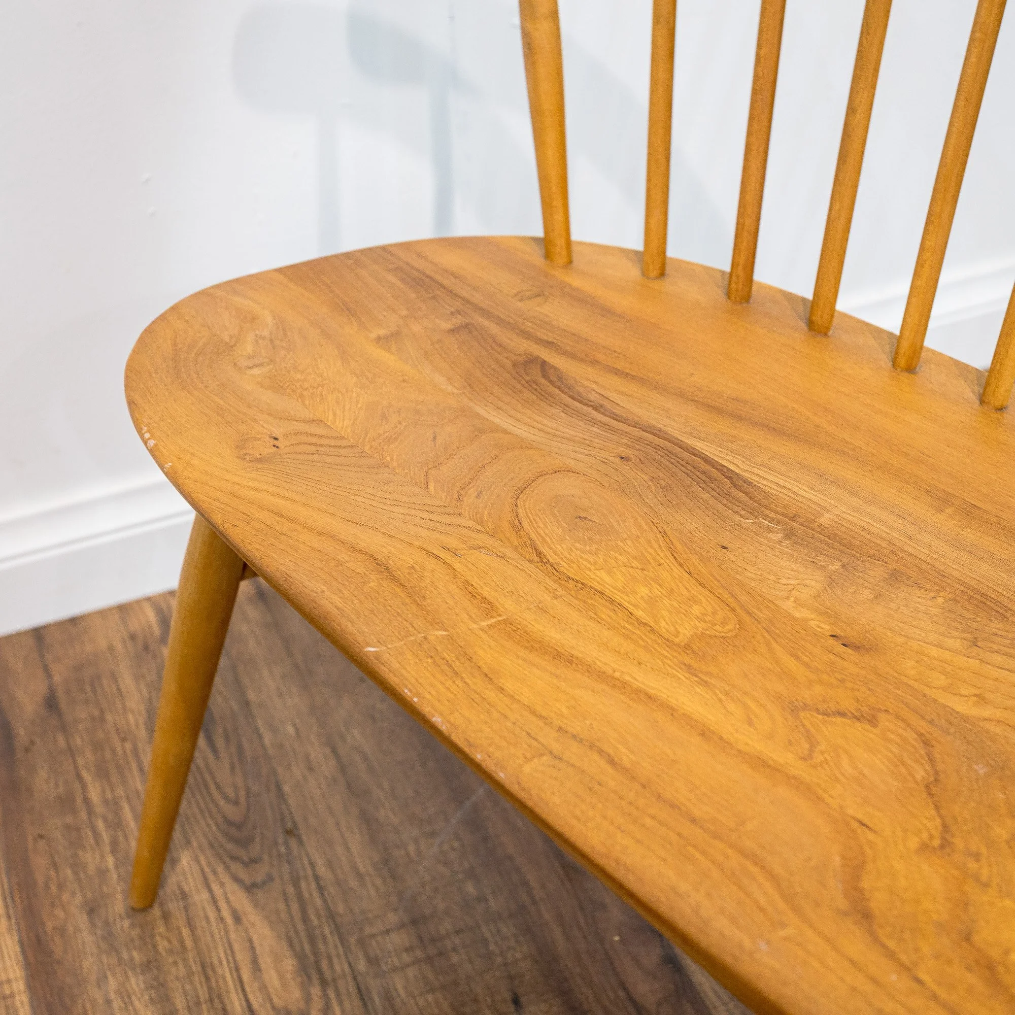 Ercol Elm Loveseat Model 349