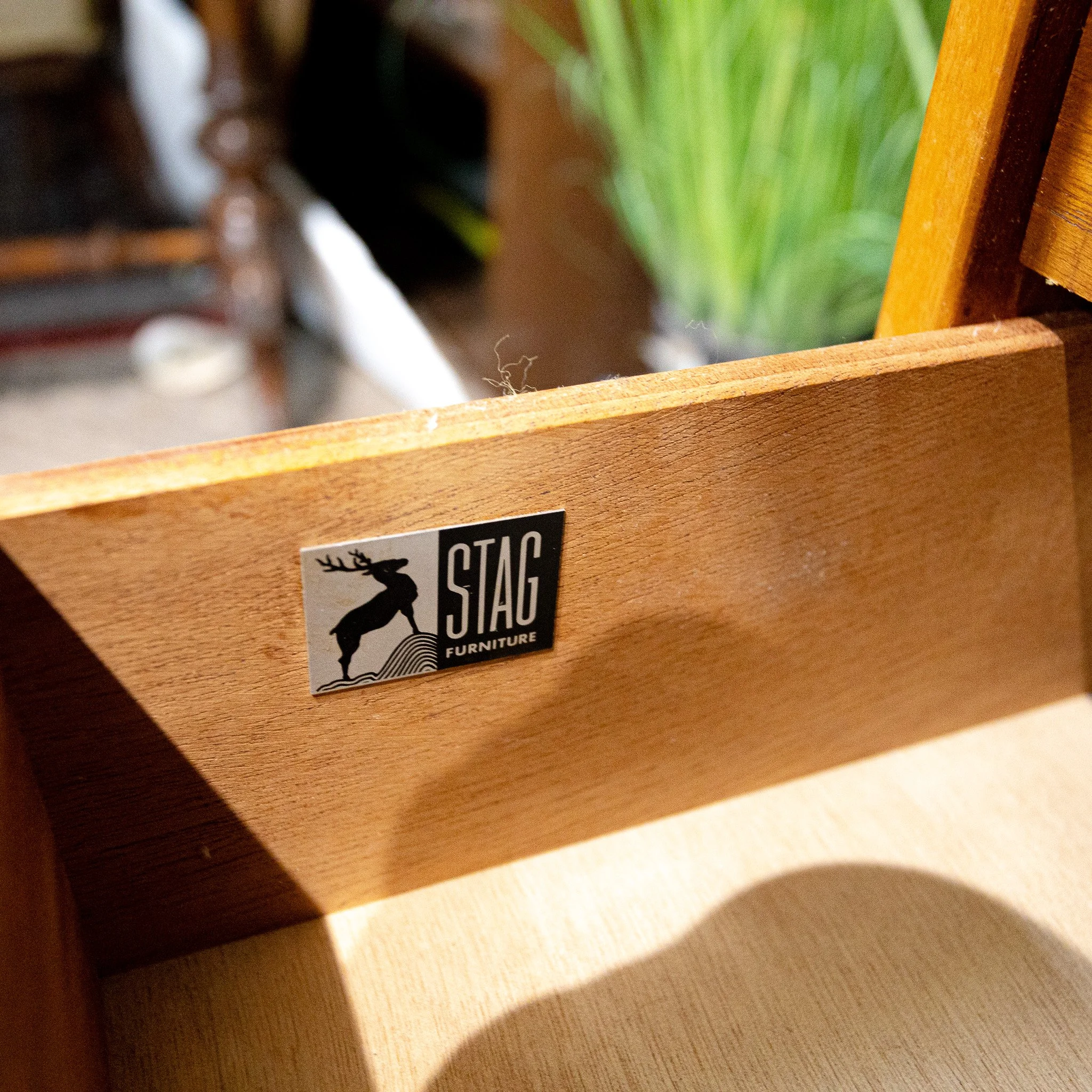 Stag Cantana Teak 4 Drawer Dressing Table